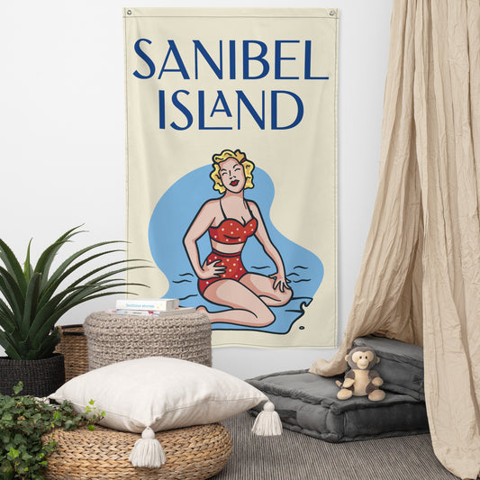 SANIBEL ISLAND FLAG - Sanibel Florida - Sanibel FL Flag