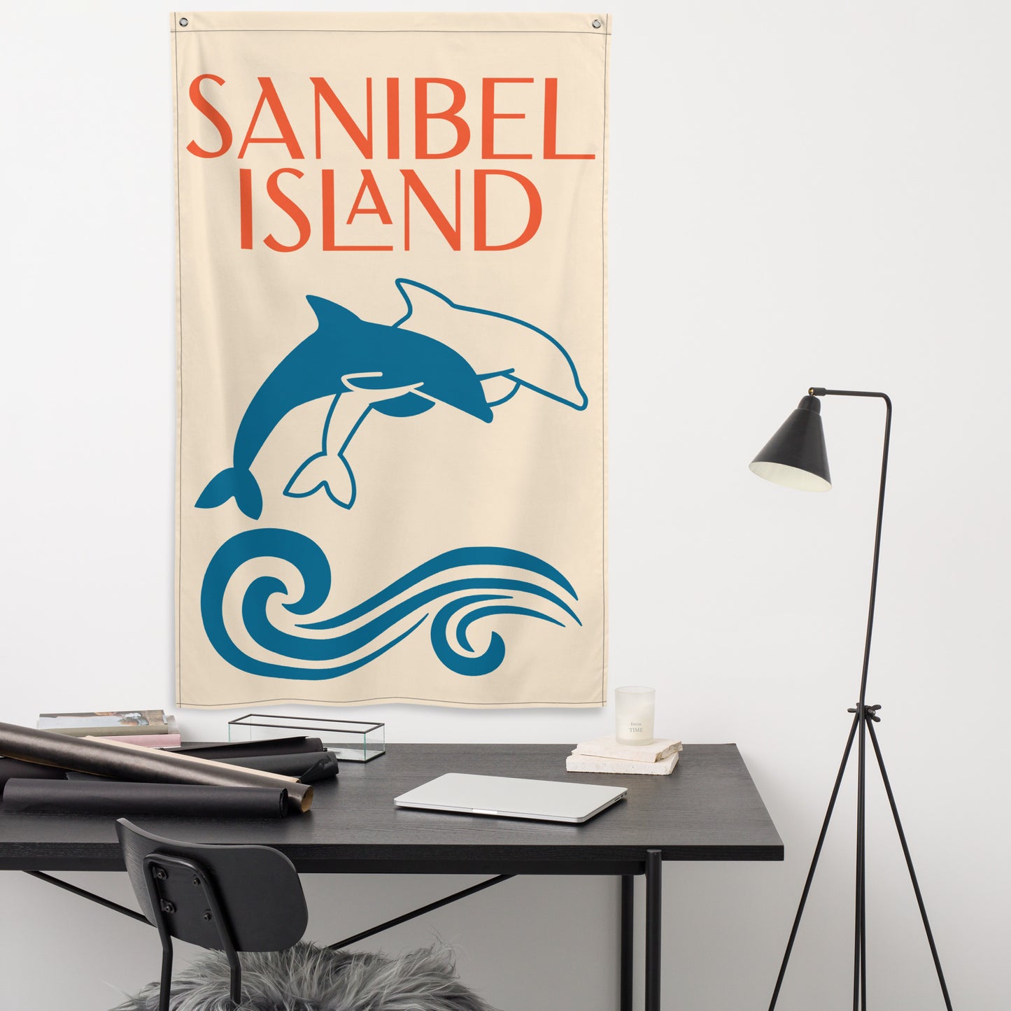 SANIBEL ISLAND FLORIDA FLAG - Sanibel Island FL Flag - FLORIDA DECOR