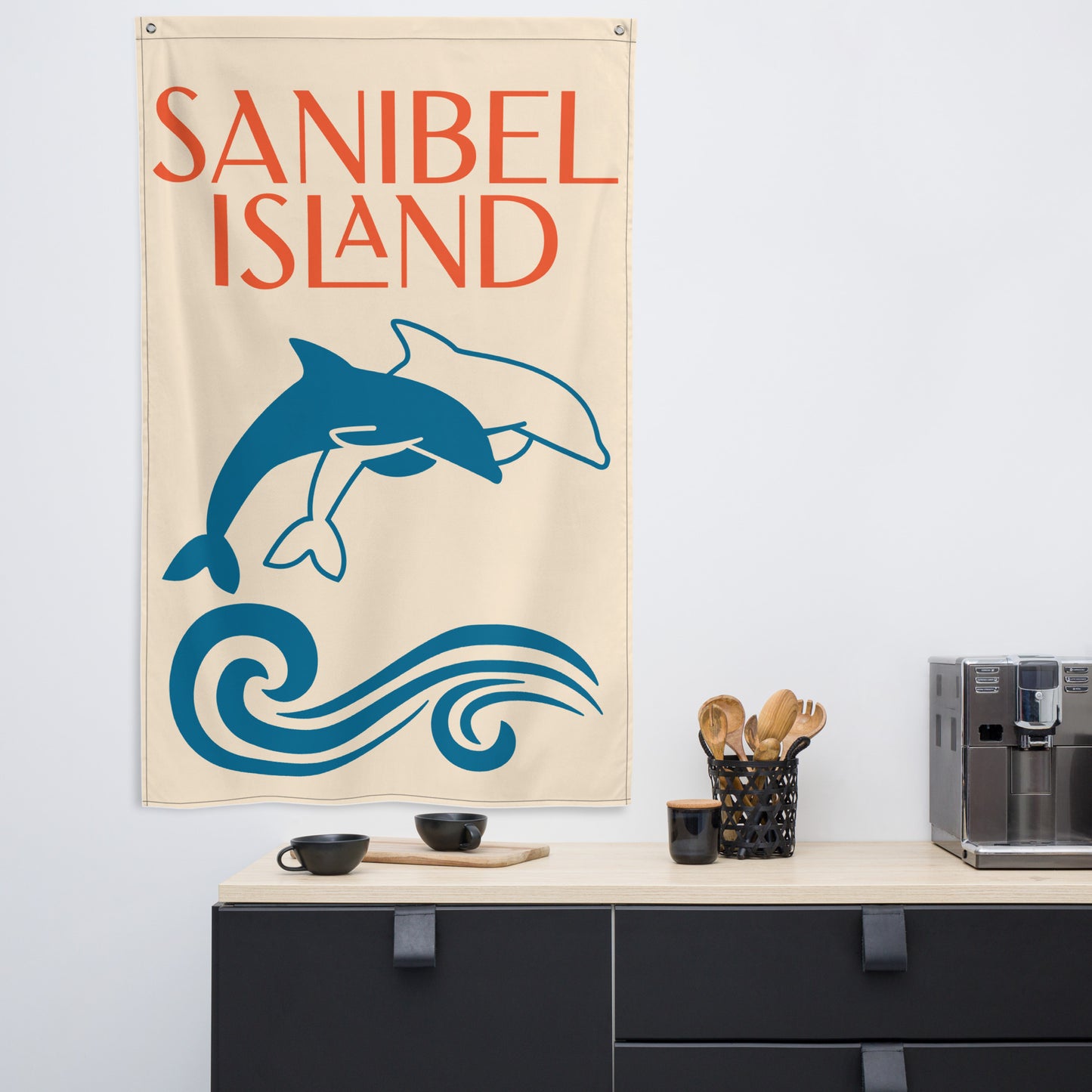 SANIBEL ISLAND FLORIDA FLAG - Sanibel Island FL Flag - FLORIDA DECOR