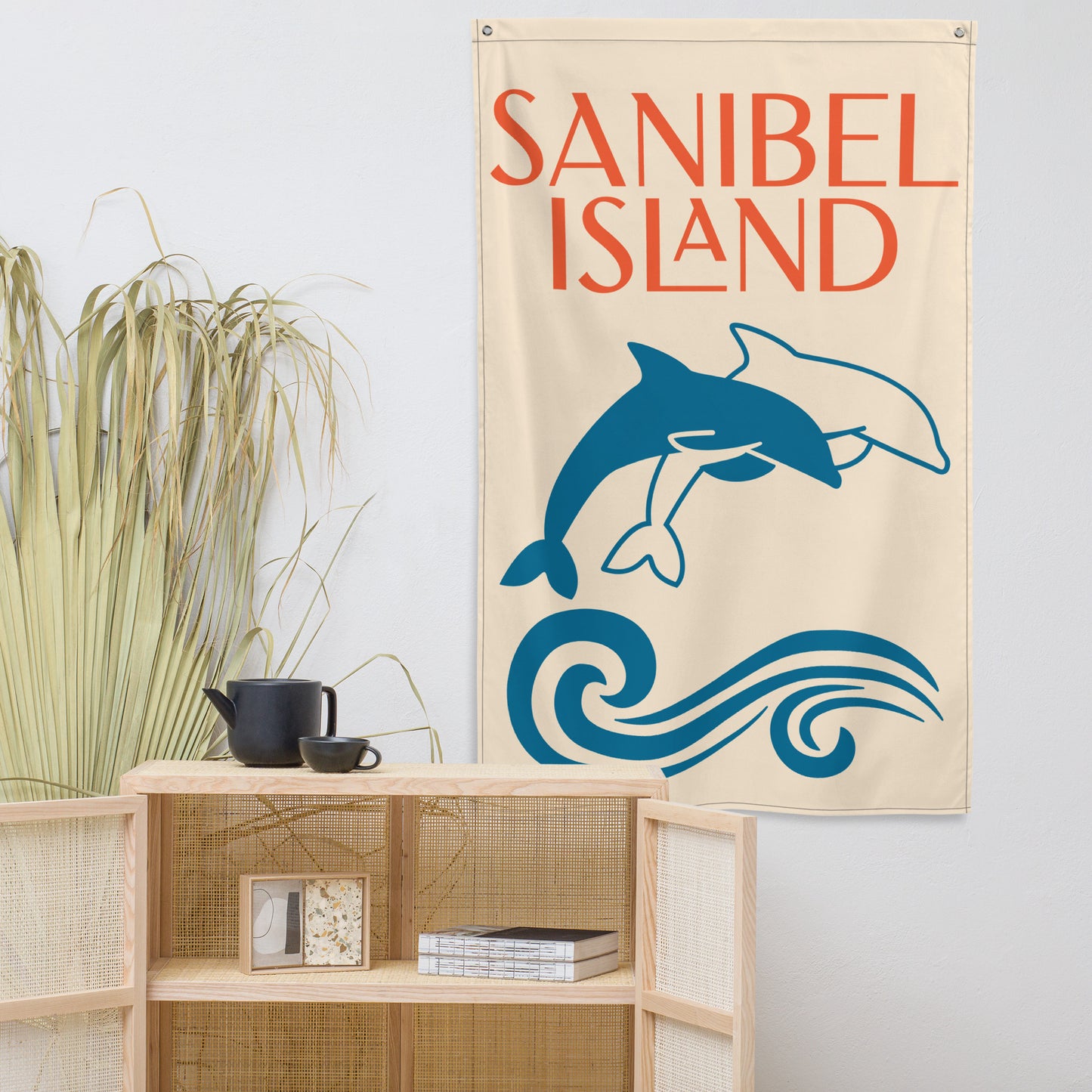 SANIBEL ISLAND FLORIDA FLAG - Sanibel Island FL Flag - FLORIDA DECOR