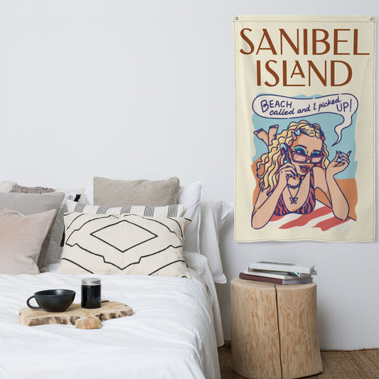 SANIBEL ISLAND BEACH CALLED FLAG - Sanibel Island Florida Flags