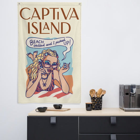 CAPTIVA ISLAND BEACH FLAG - Captiva Island Florida Flags