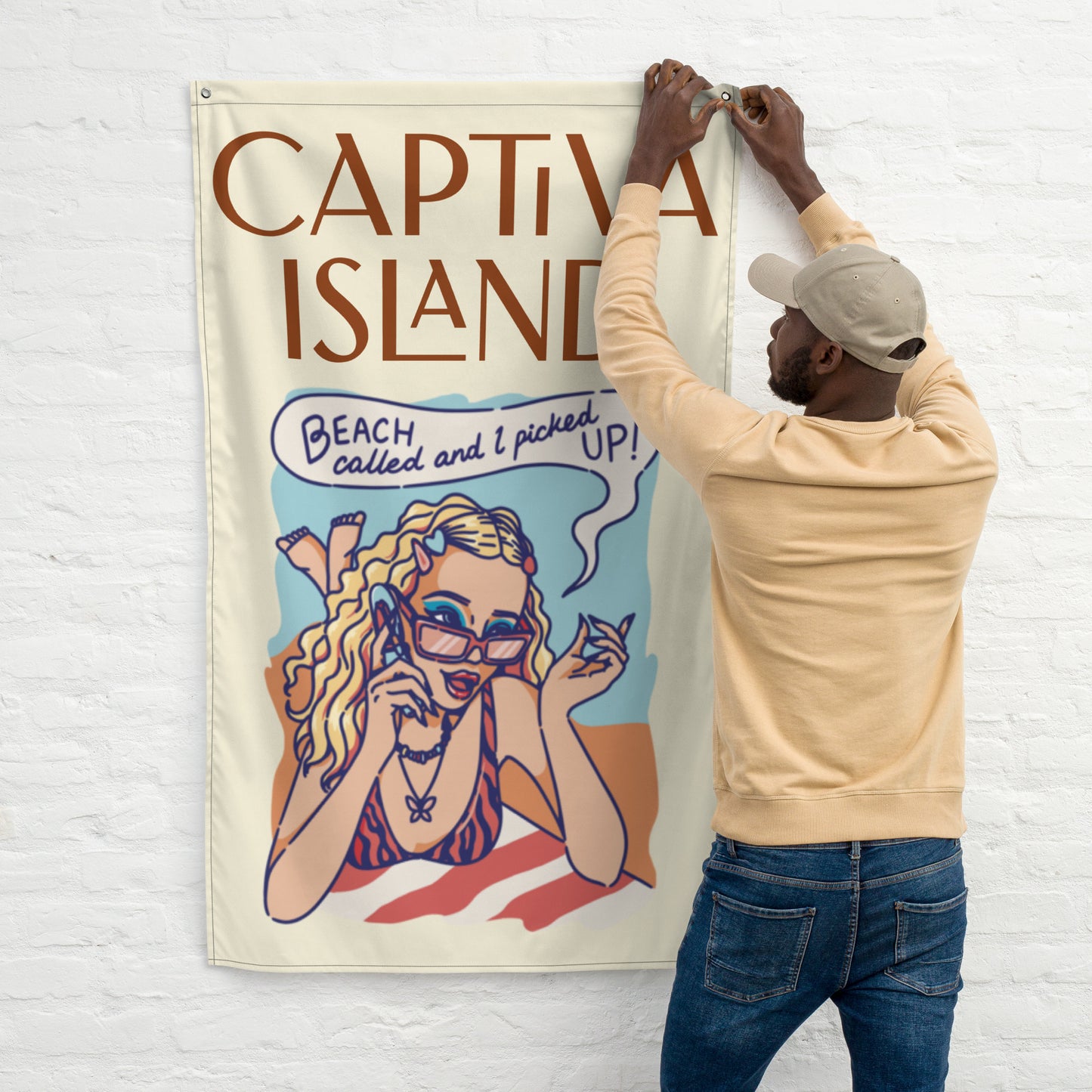 CAPTIVA ISLAND BEACH FLAG - Captiva Island Florida Flags