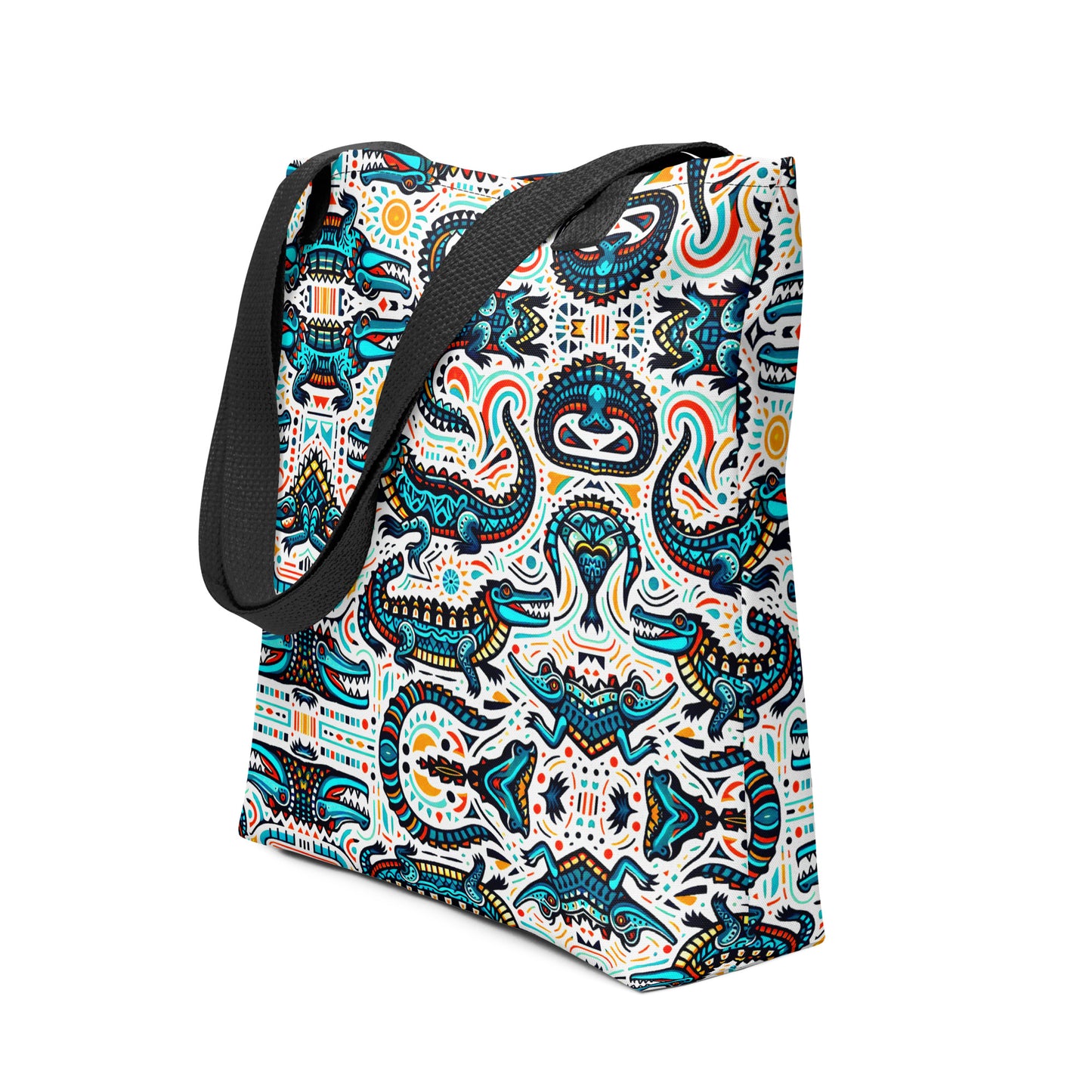 FLORIDA ALLIGATOR Tote Bag - FL Alligator Tote Bag