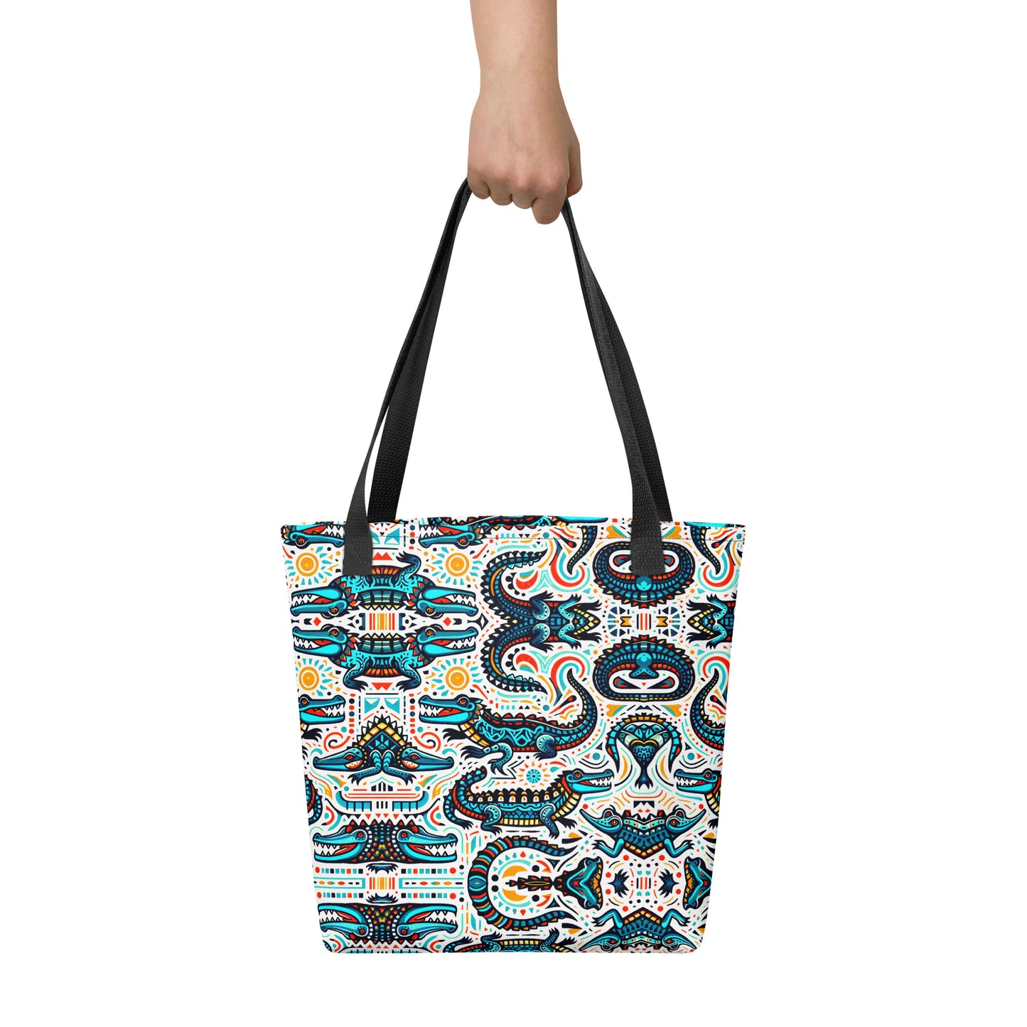 FLORIDA ALLIGATOR Tote Bag - FL Alligator Tote Bag