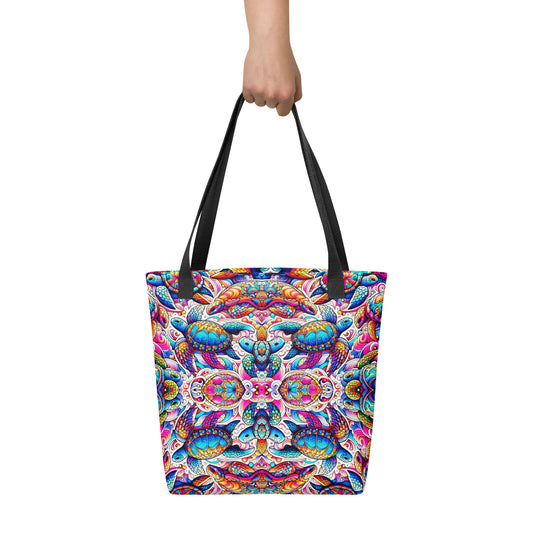 FLORIDA SEA TURTLE TOTE BAG - FL Sea Turtle Tote Bag