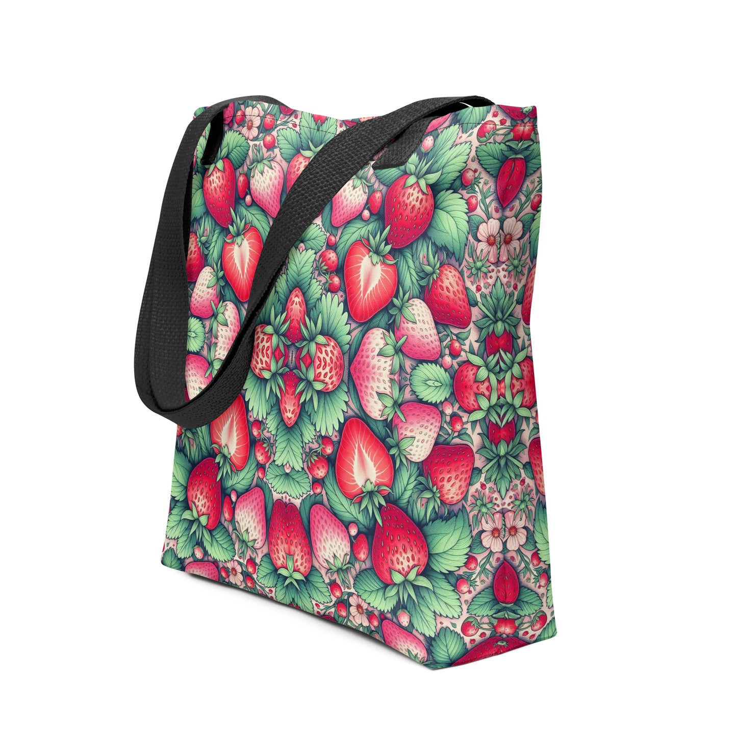 FLORIDA STRAWBERRY TOTE BAG - FL Strawberry Tote Bag