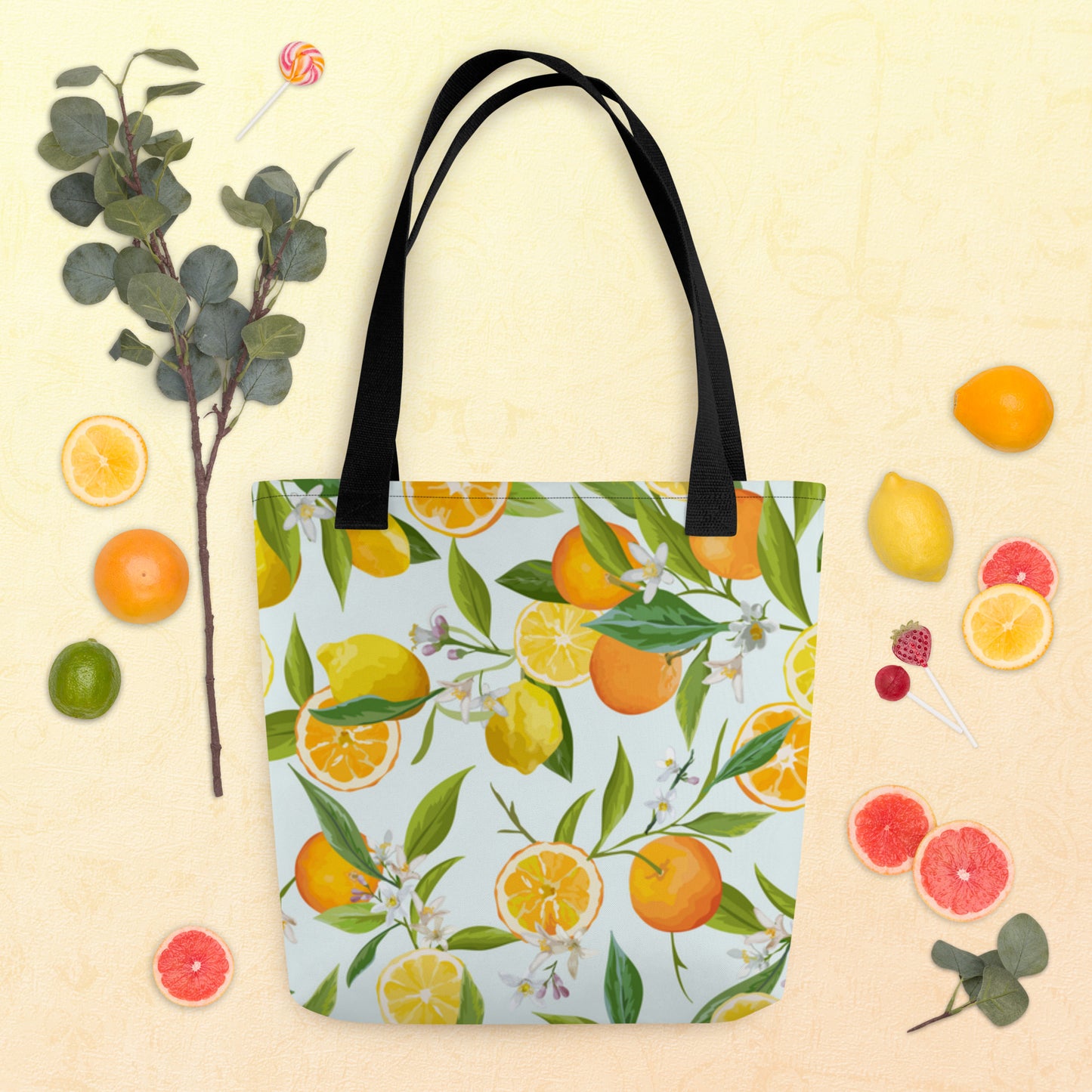 FLORIDA ORANGES & LEMONS Tote bag - FL Oranges Tote Bag