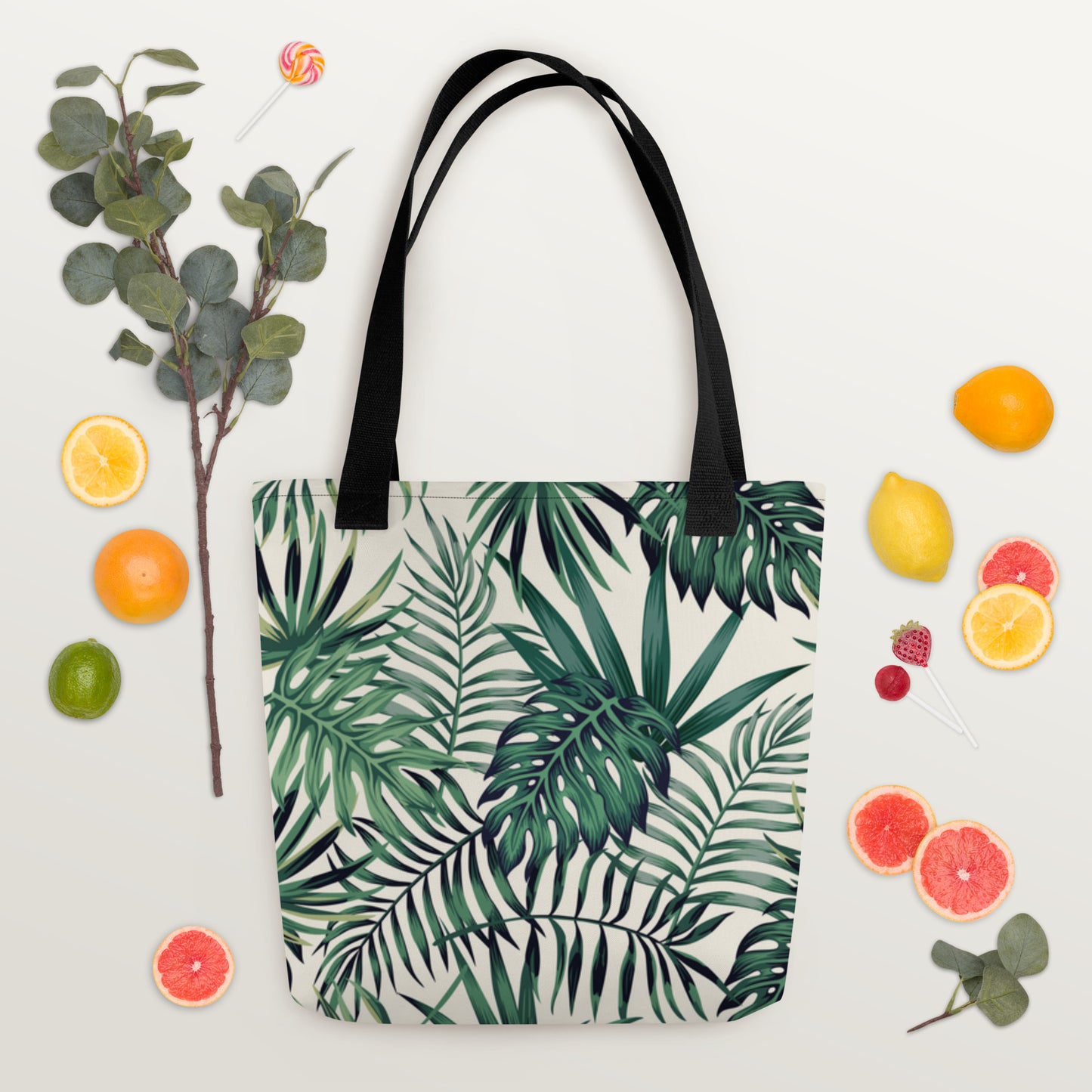 FLORIDA PALM TREES Tote bag - FL Palm Tree Tote Bag