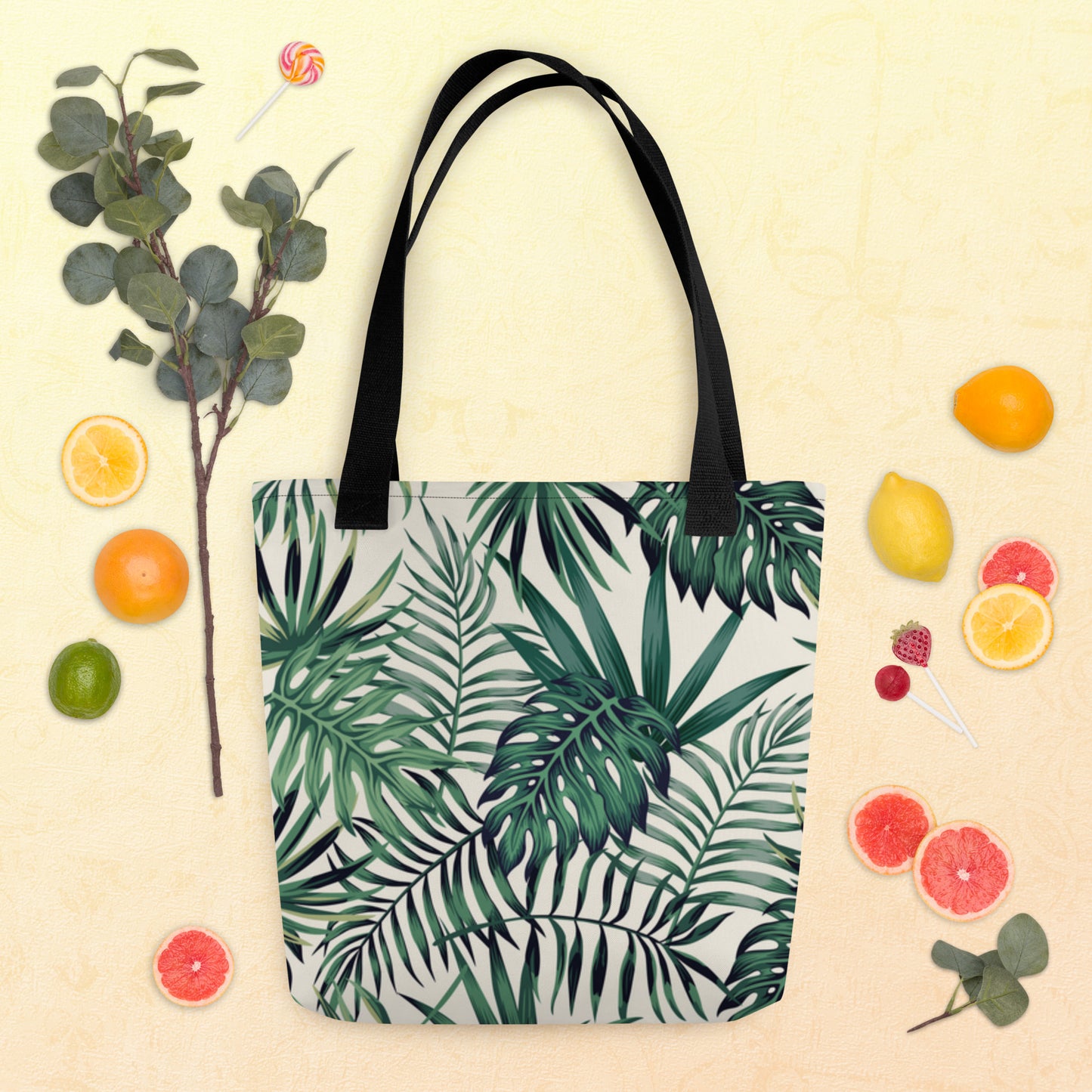 FLORIDA PALM TREES Tote bag - FL Palm Tree Tote Bag