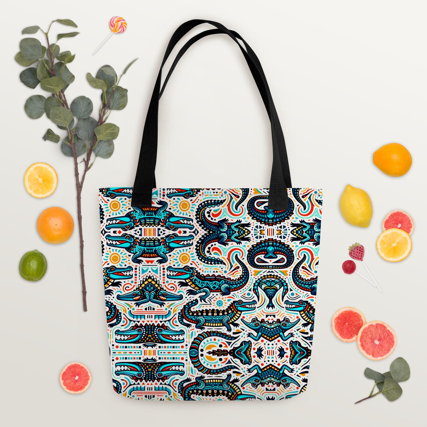 FLORIDA ALLIGATOR Tote Bag - FL Alligator Tote Bag