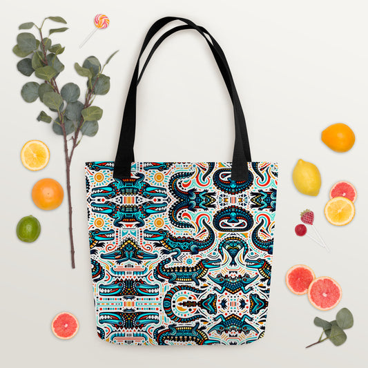 FLORIDA ALLIGATOR Tote Bag - FL Alligator Tote Bag