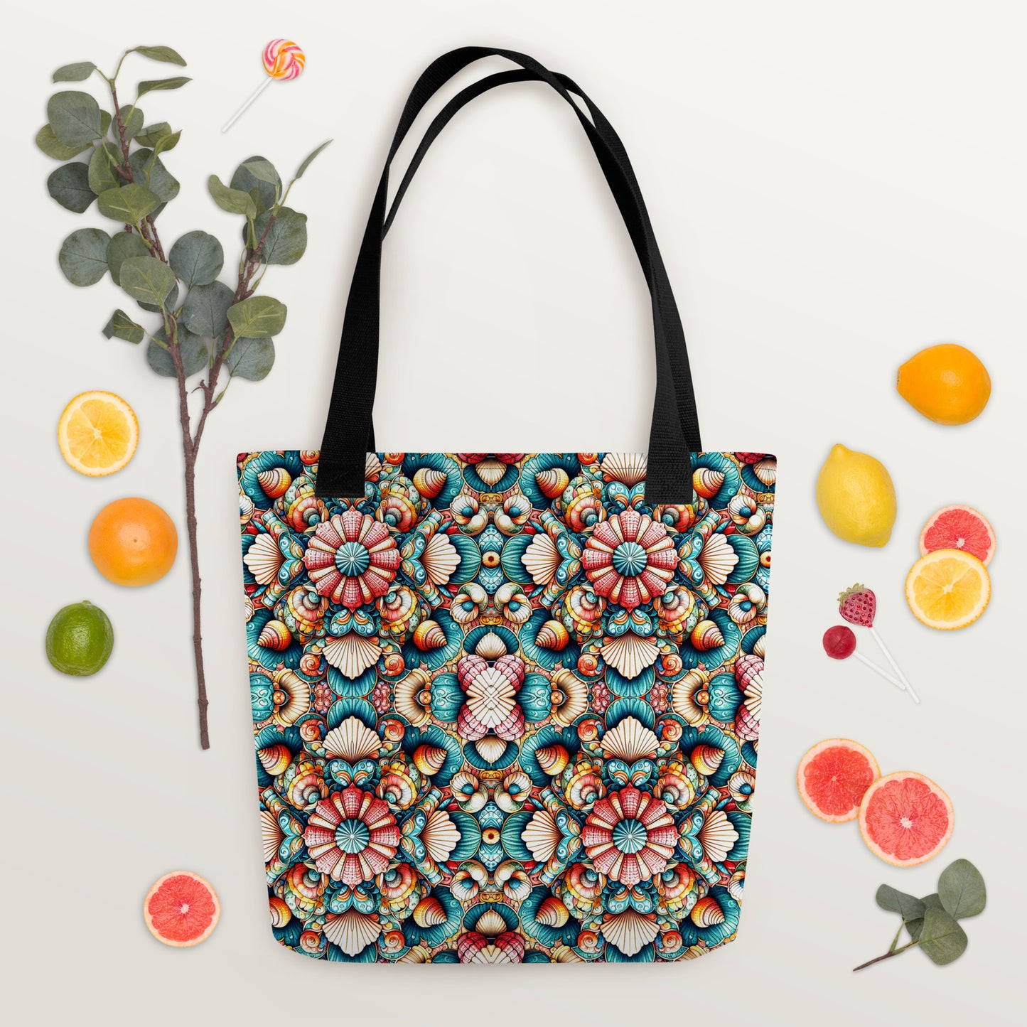 FLORIDA SEA SHELLS Tote Bag - FL Sea Shells Tote Bag