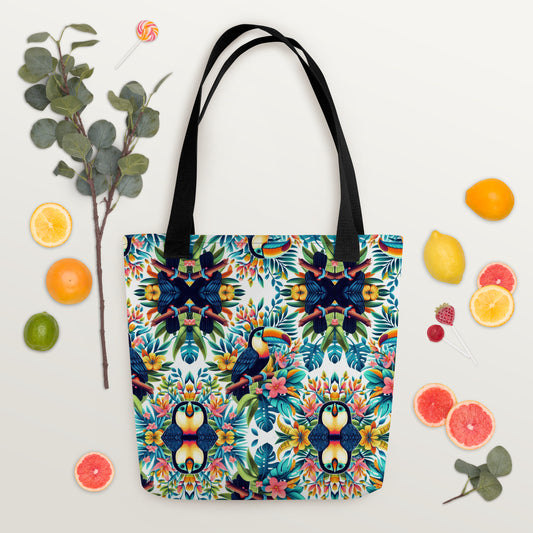 FLORIDA TOUCAN TOTE BAG - Florida Toucan Tote Bag