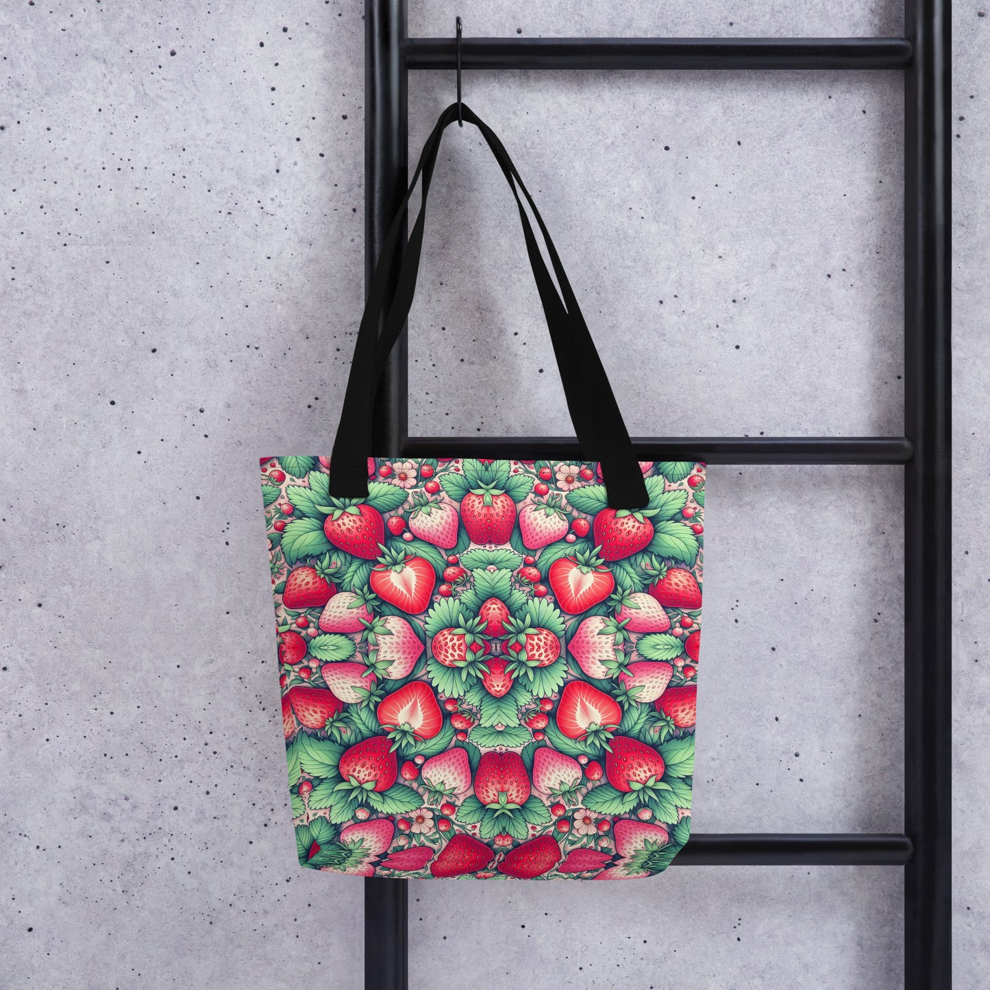 FLORIDA STRAWBERRY TOTE BAG - FL Strawberry Tote Bag