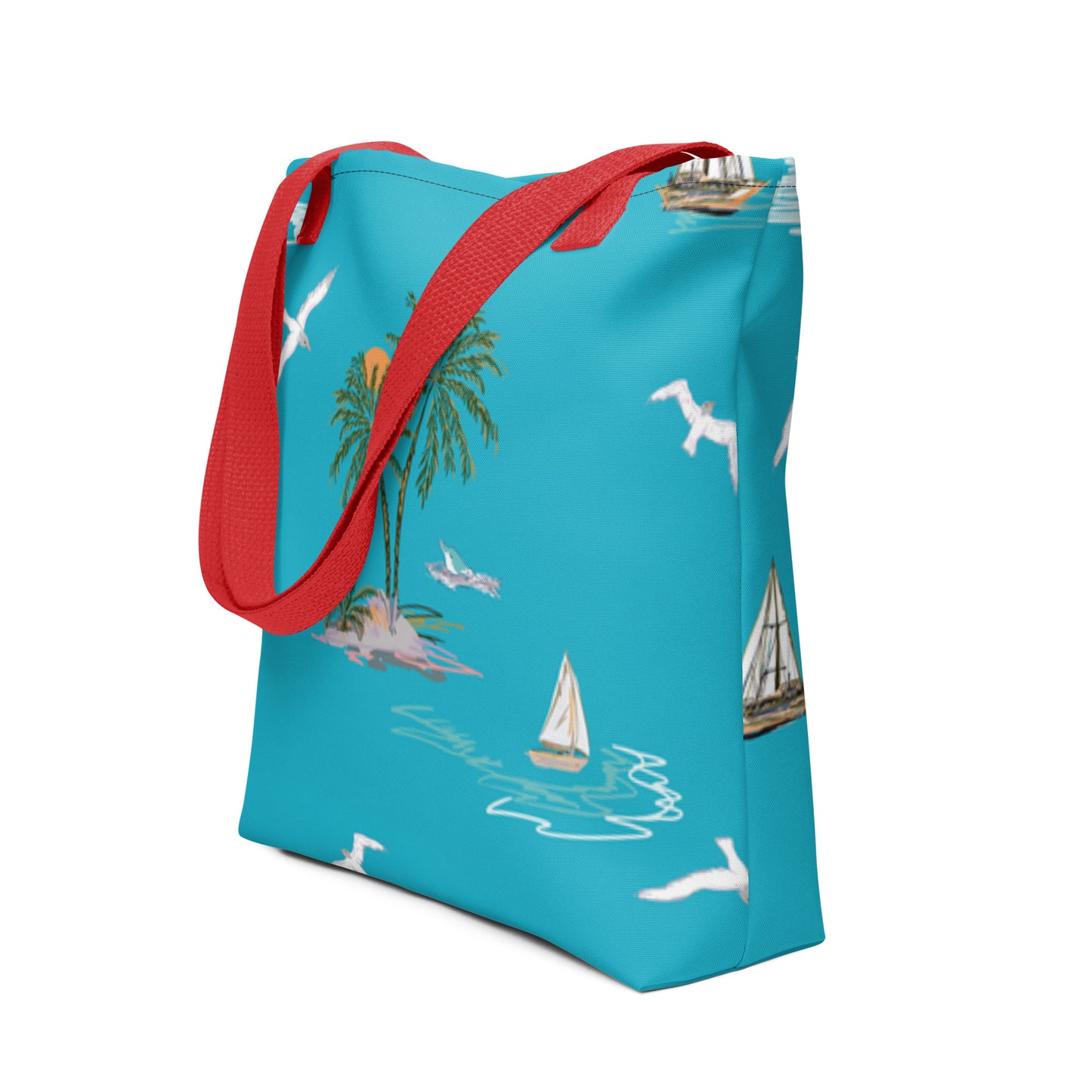 FLORIDA OCEAN SAILING Tote bag - FL Seagull Tote Bag V2