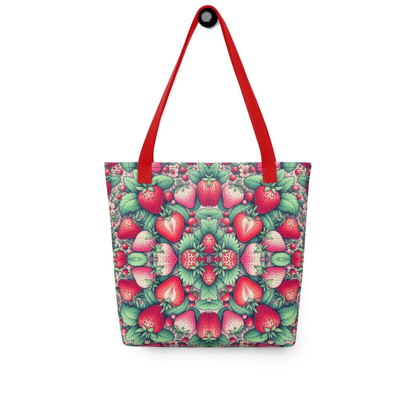 FLORIDA STRAWBERRY TOTE BAG - FL Strawberry Tote Bag