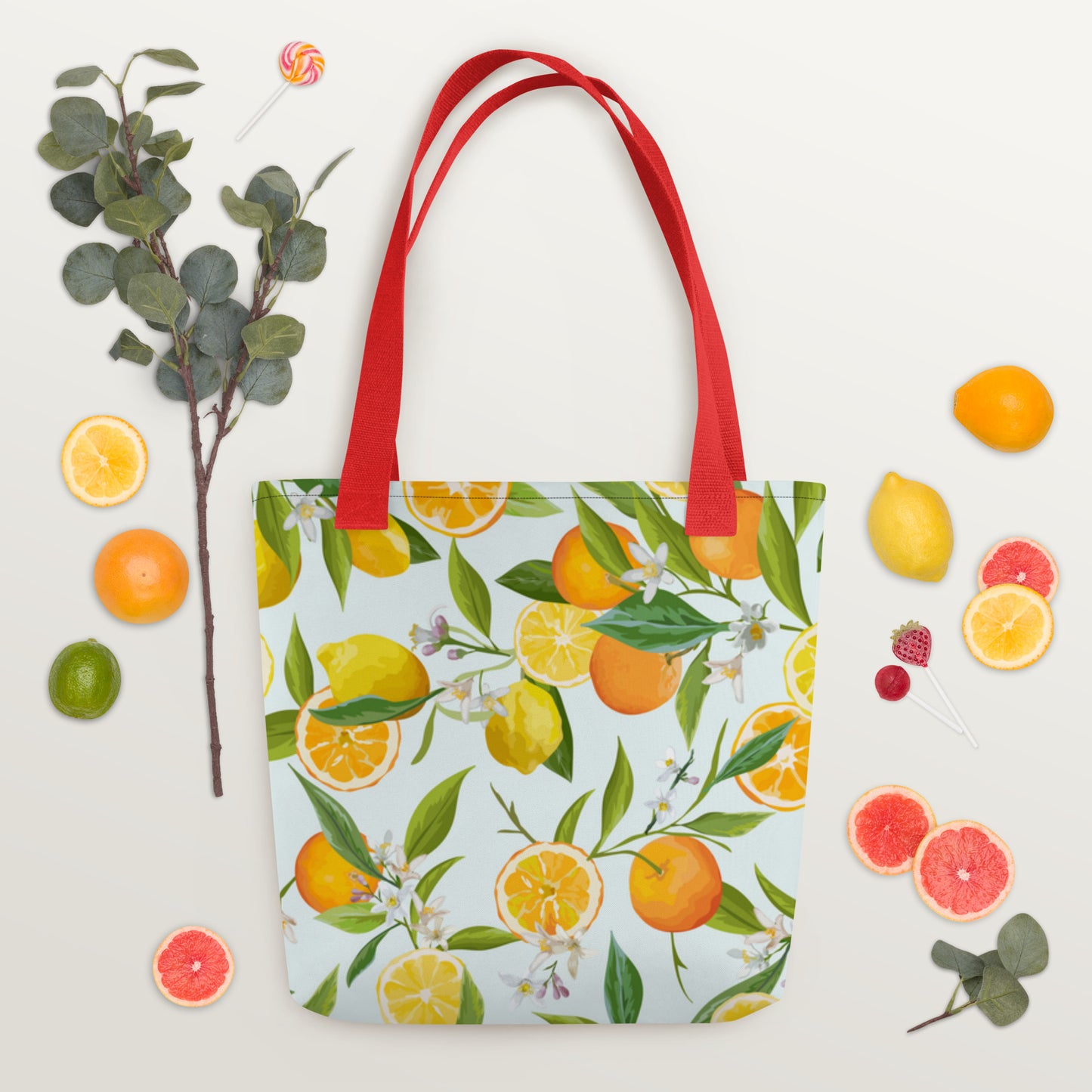 FLORIDA ORANGES & LEMONS Tote bag - FL Oranges Tote Bag