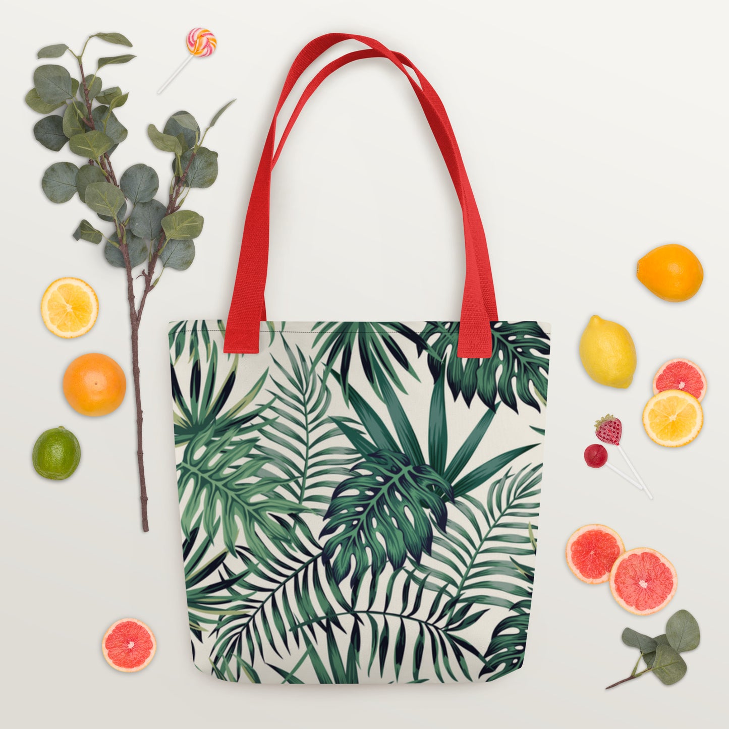 FLORIDA PALM TREES Tote bag - FL Palm Tree Tote Bag