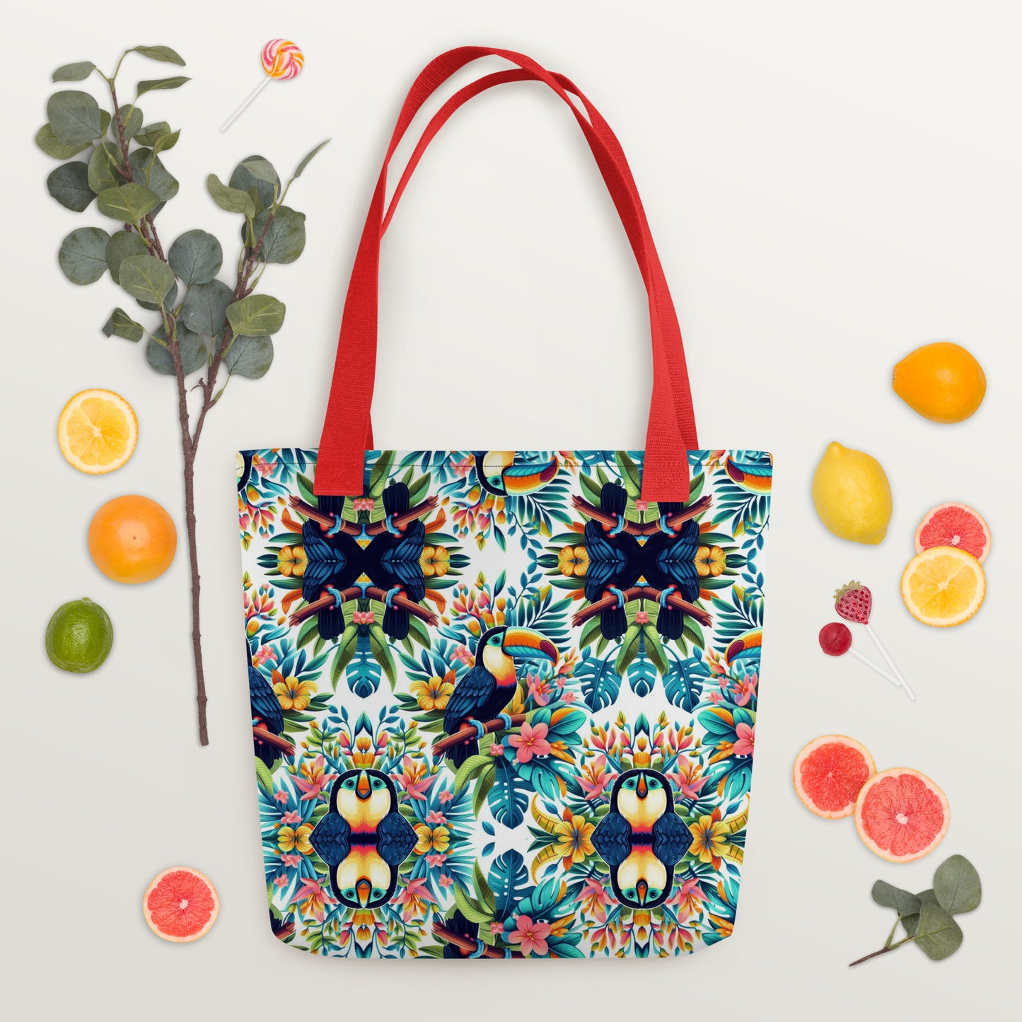 FLORIDA TOUCAN TOTE BAG - Florida Toucan Tote Bag