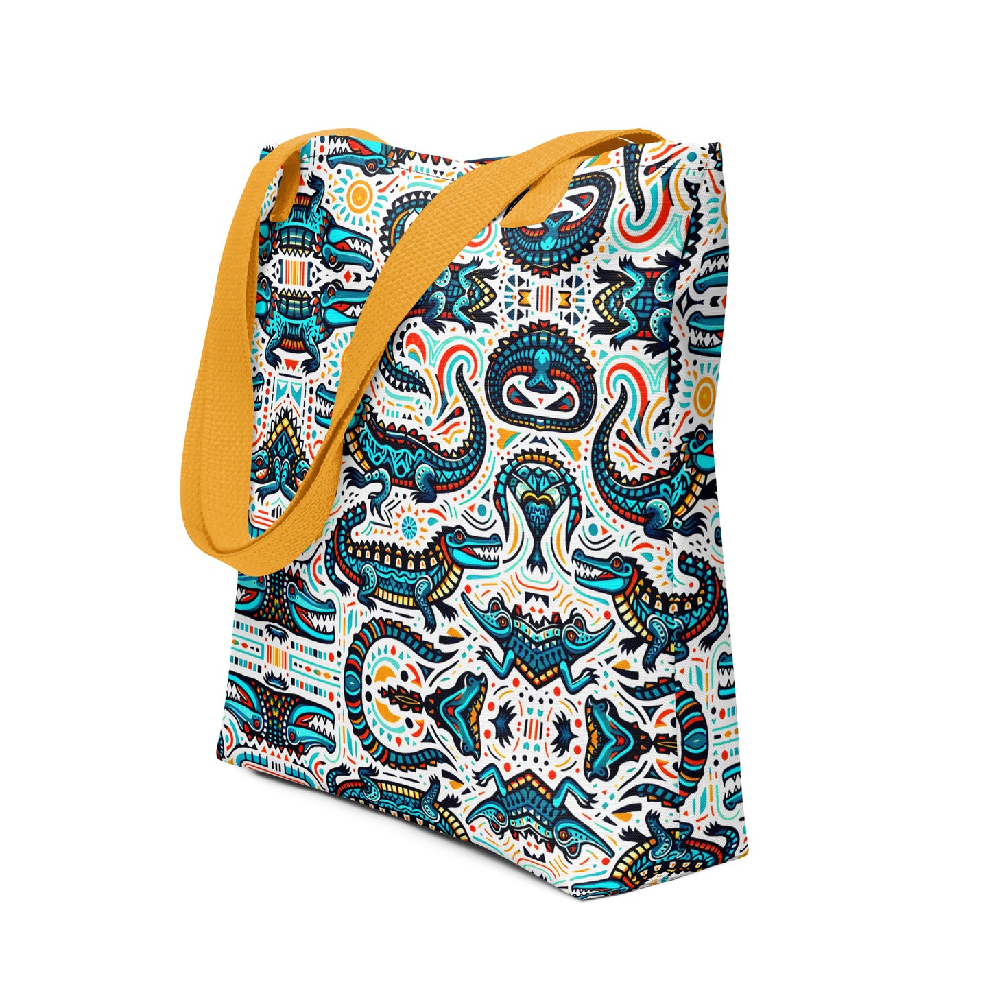 FLORIDA ALLIGATOR Tote Bag - FL Alligator Tote Bag
