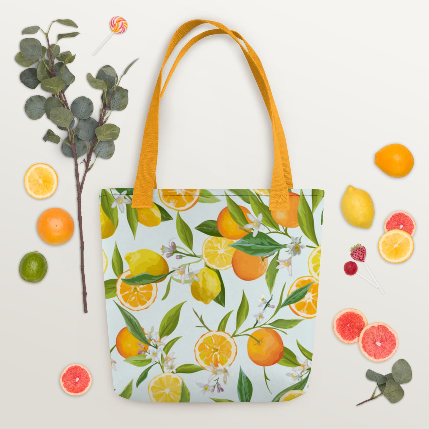 FLORIDA ORANGES & LEMONS Tote bag - FL Oranges Tote Bag