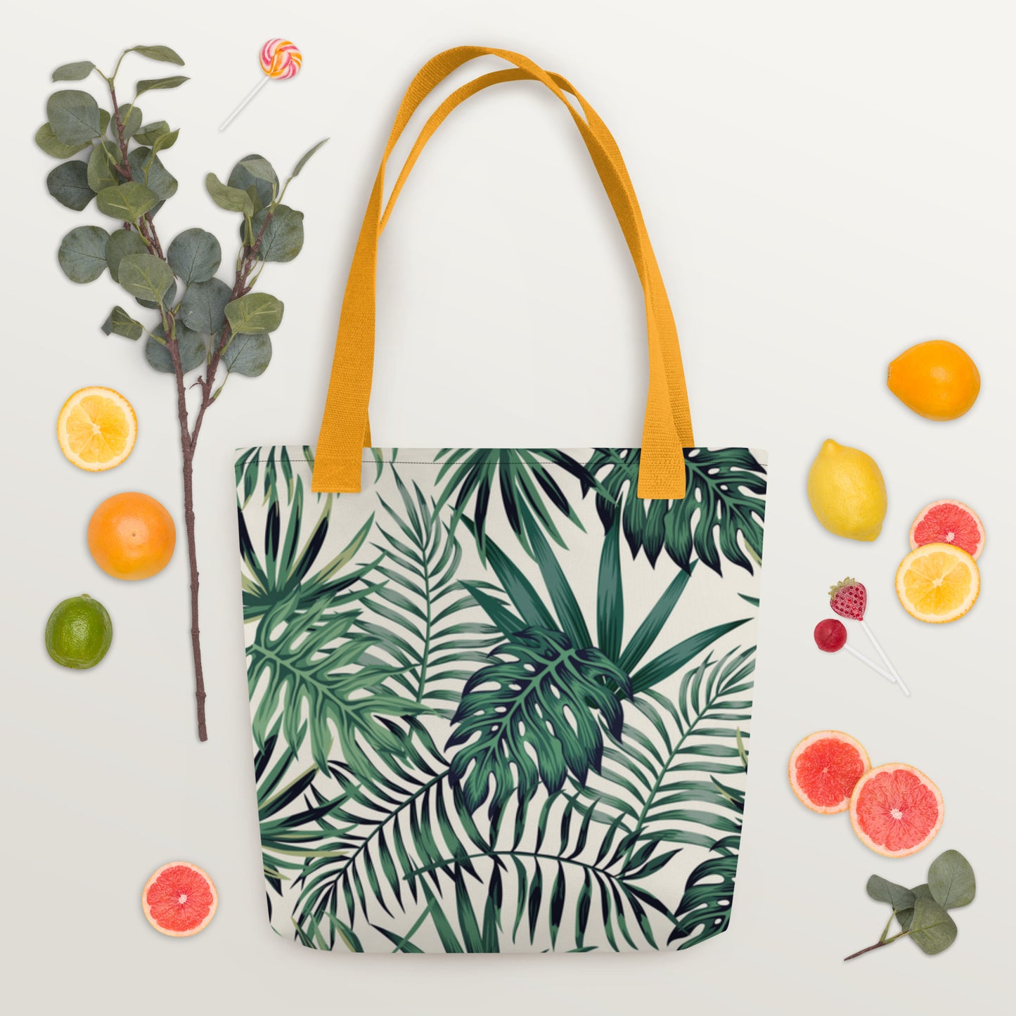 FLORIDA PALM TREES Tote bag - FL Palm Tree Tote Bag