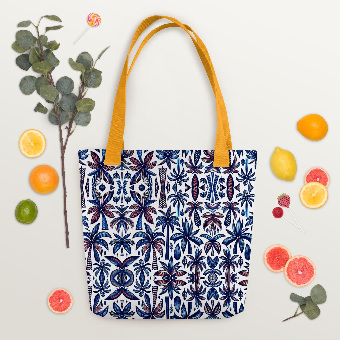 FLORIDA Palm Tree Tote Bag - FL Coconut Palms Tote Bag