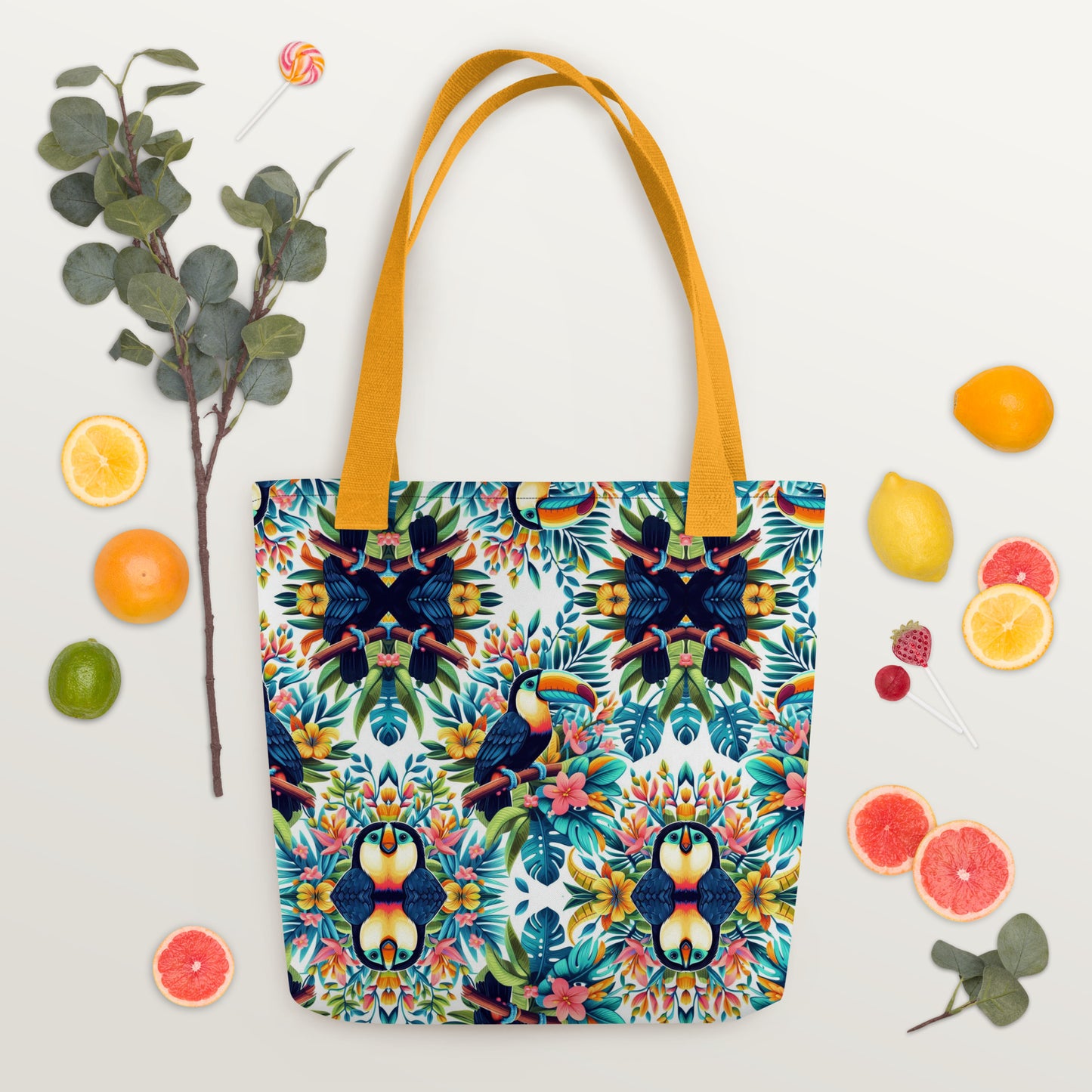 FLORIDA TOUCAN TOTE BAG - Florida Toucan Tote Bag