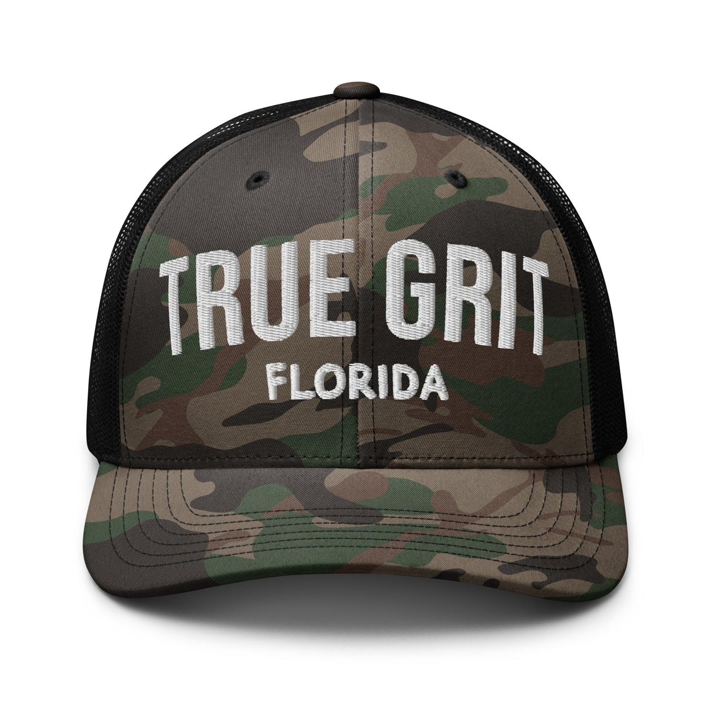 TRUE GRIT FLORIDA HAT - Camouflage Florida trucker hats