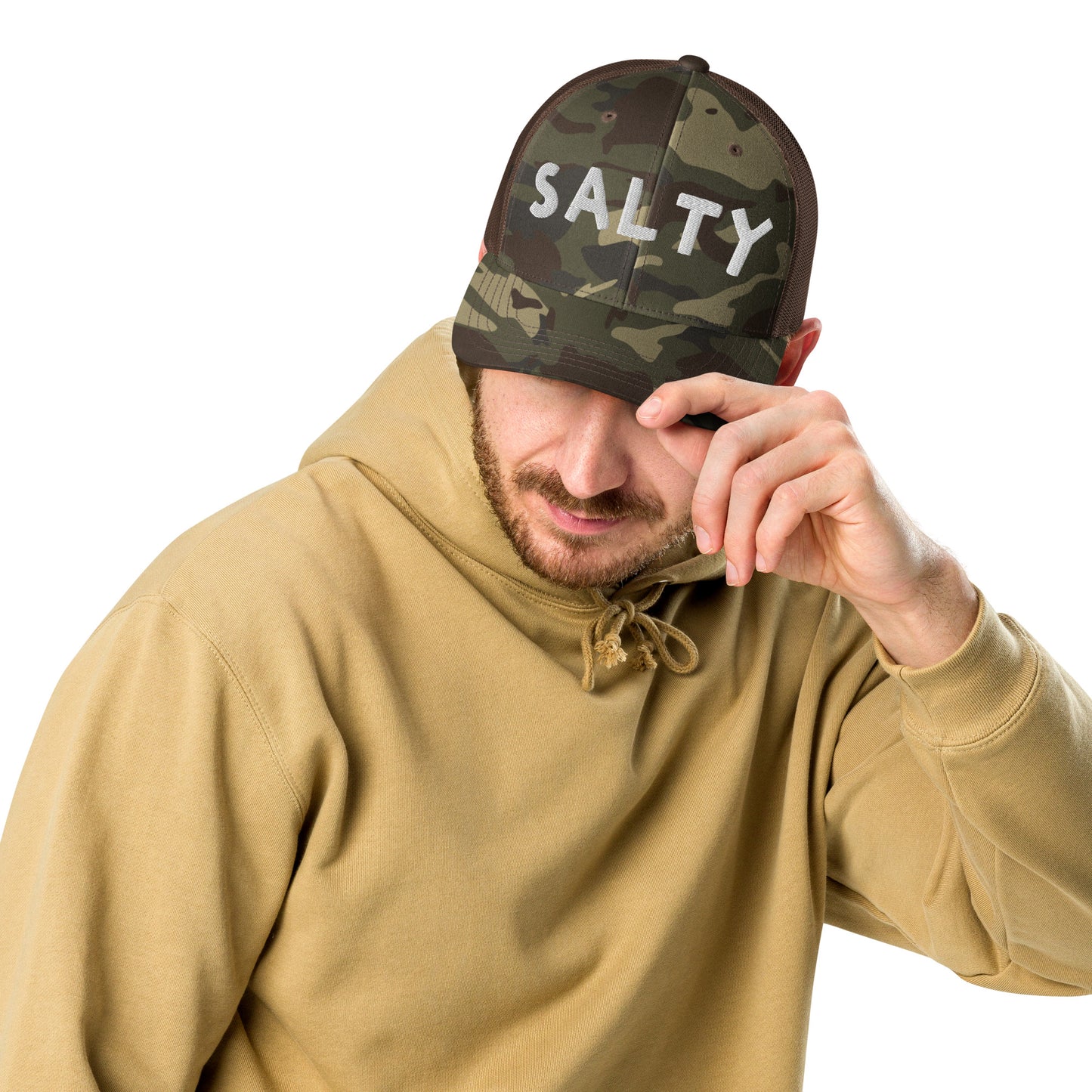 FLORIDA SALTY Camouflage Hat - Salty trucker hat Florida Cap