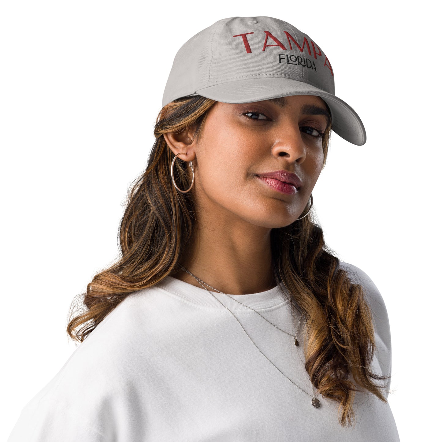 TAMPA FLORIDA DAD HAT - Custom Champion TAMPA Florida Hat