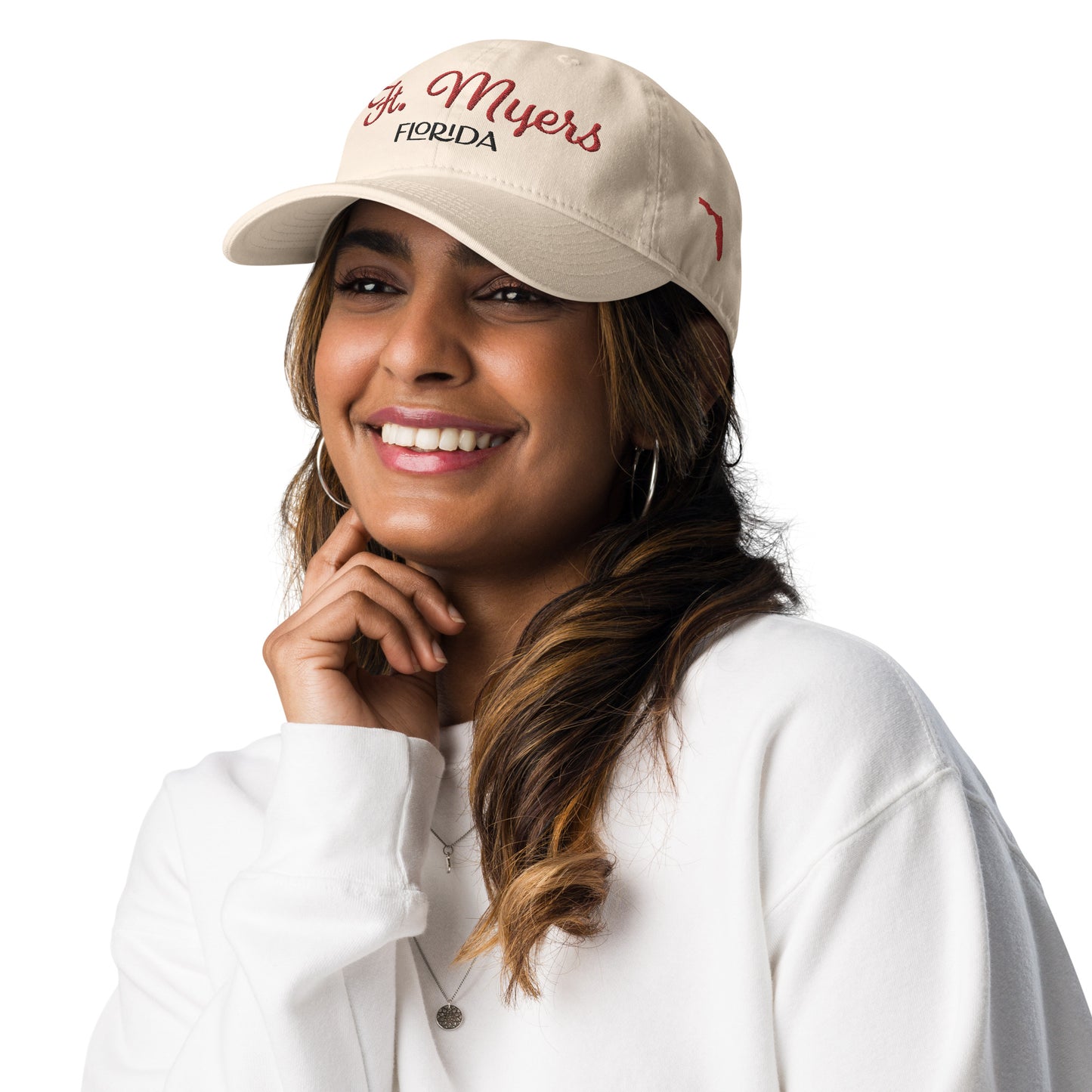 FORT MYERS FLORIDA DAD HAT - Custom Champion Fort Myers Florida