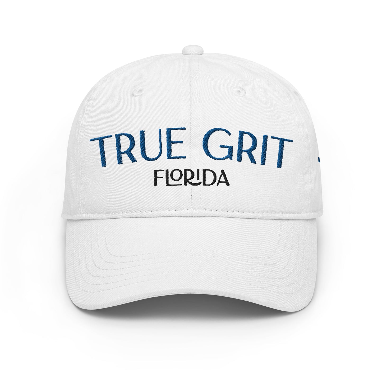 "TRUE GRIT" FLORIDA DAD HAT - Custom Champion "TRUE GRIT" Florida Hat