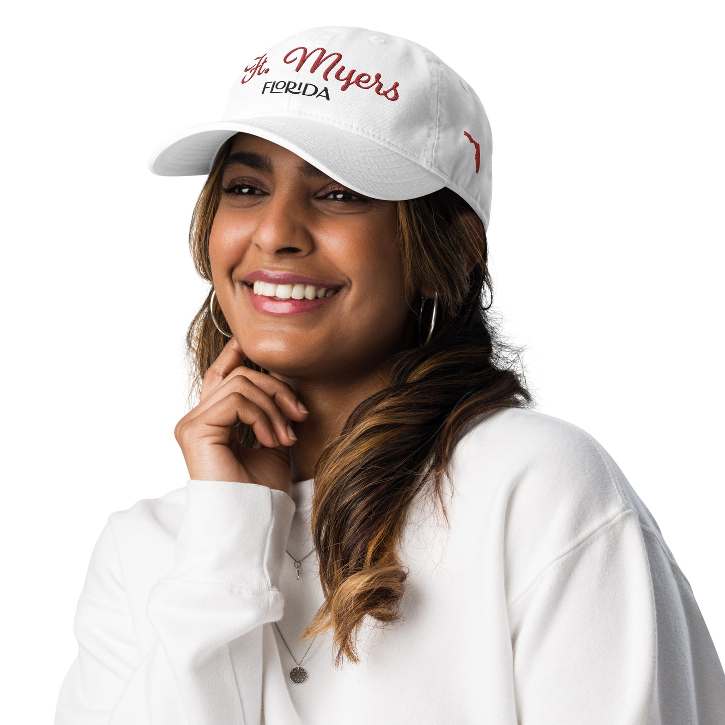 FORT MYERS FLORIDA DAD HAT - Custom Champion Fort Myers Florida