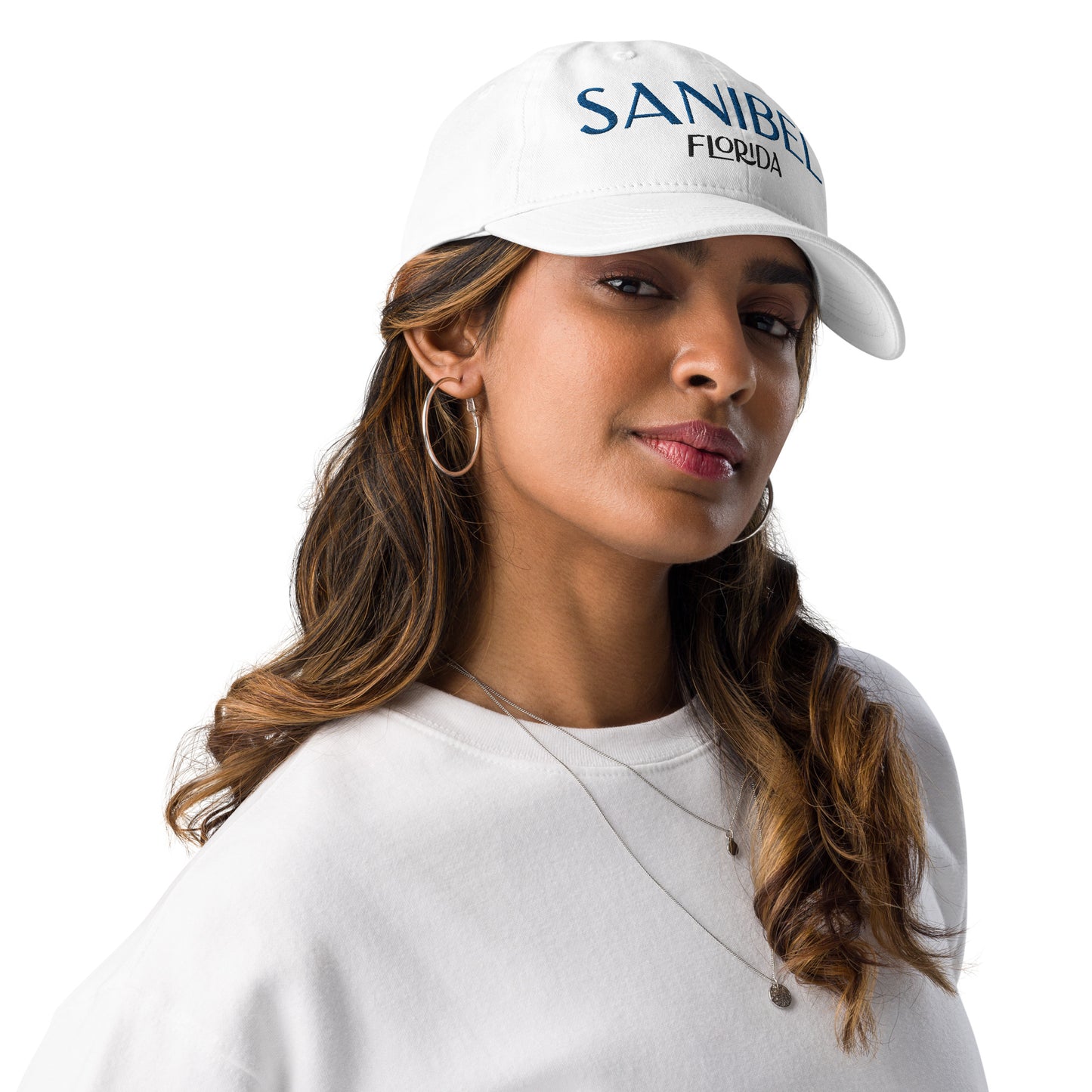 SANIBEL FLORIDA DAD HAT - Custom Champion CAPTIVA Florida Hat