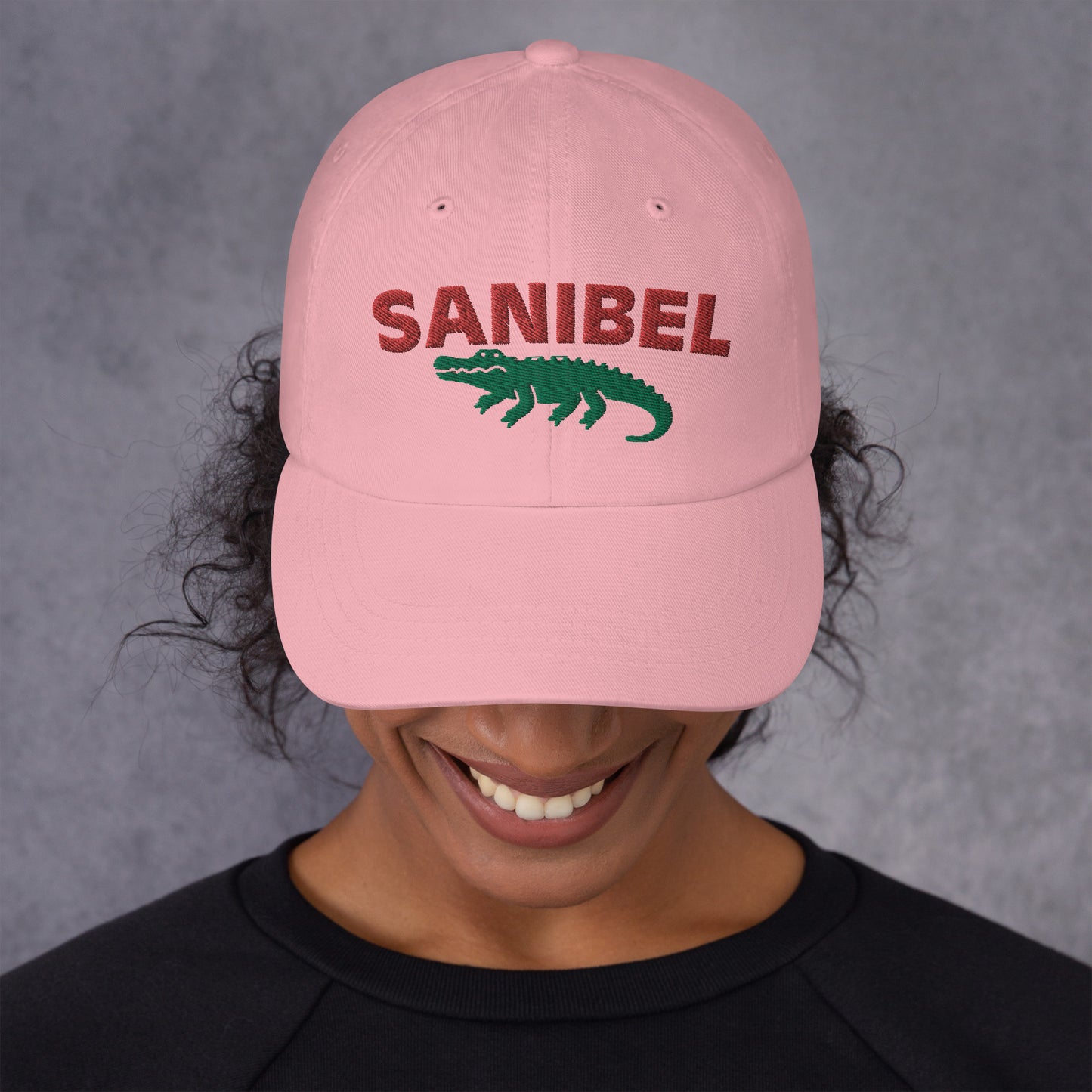 SANIBEL FLORIDA ALLIGATOR HAT - Sanibel Island FL Classic Dad Hats V2