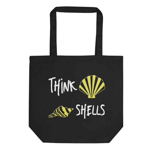 THINK SHELLS FLORIDA ECO TOTE BAG W/ SEA SHELLS