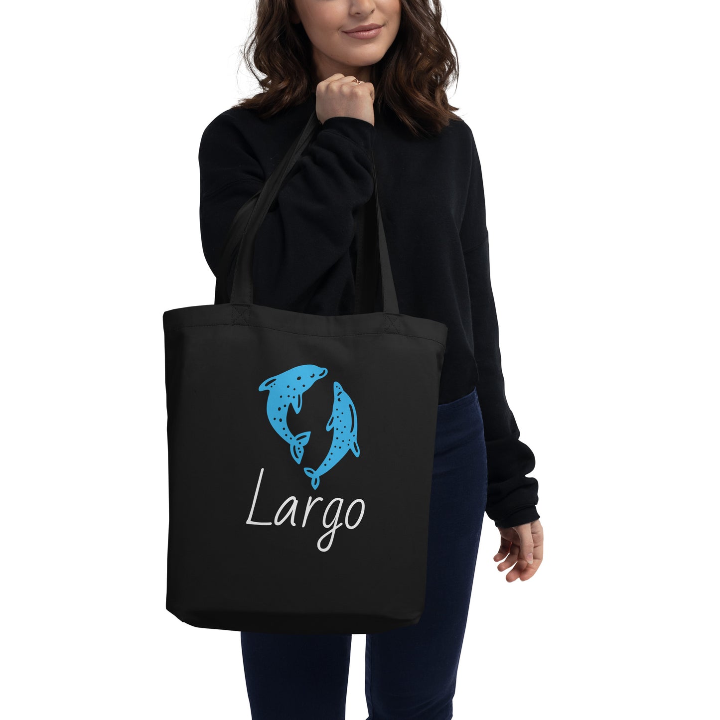 LARGO FLORIDA TOTE BAG - Florida Dolphins Tote Bag - Largo FL V2
