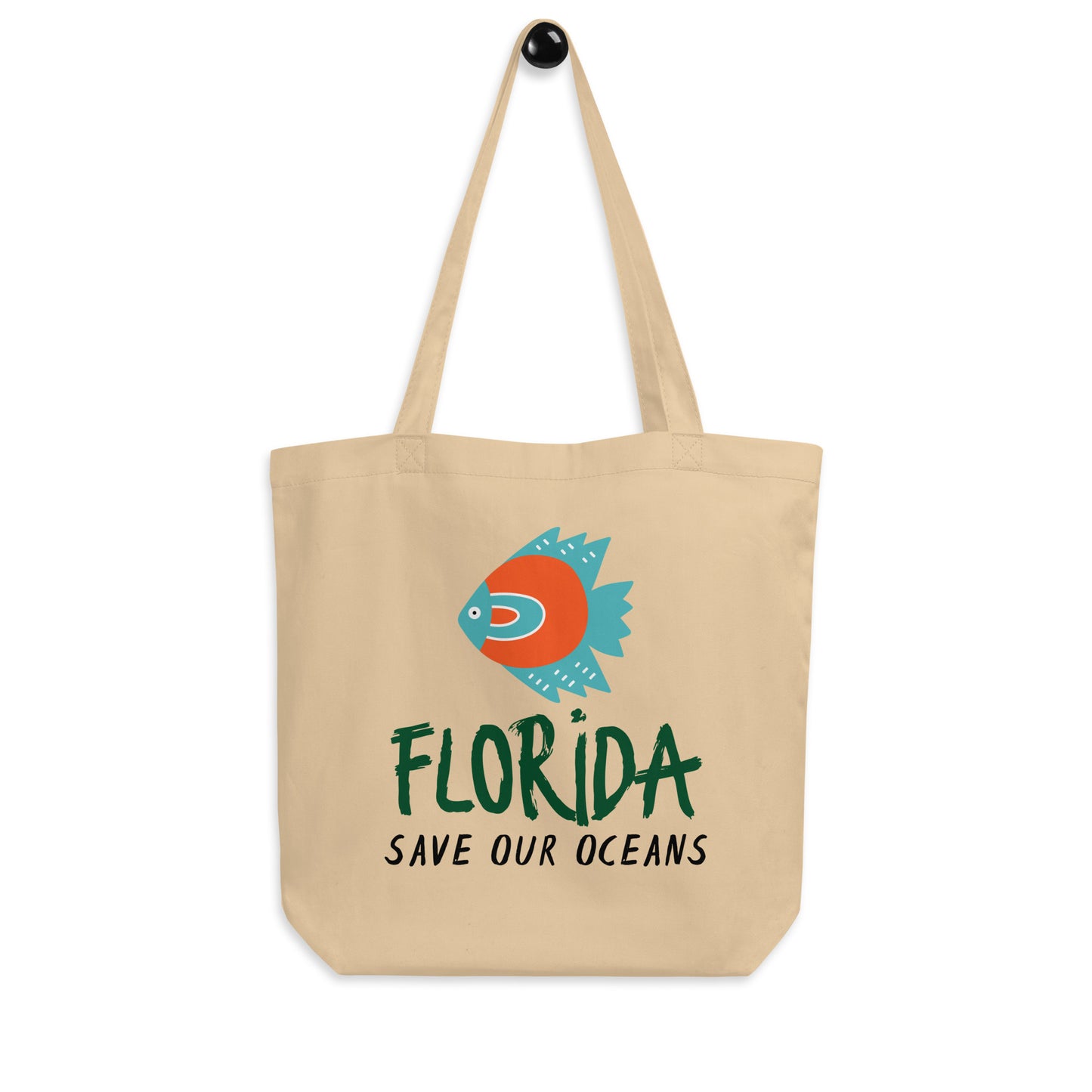 FLORIDA "SAVE OUR OCEANS" Eco Tote Bag - Florida Tote Bag