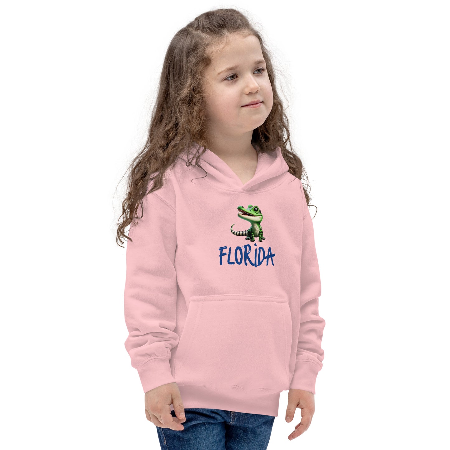 FLORIDA ALLIGATOR Kids Hoodie - FLORIDA YOUTH HOODIE WITH ALLIGATOR