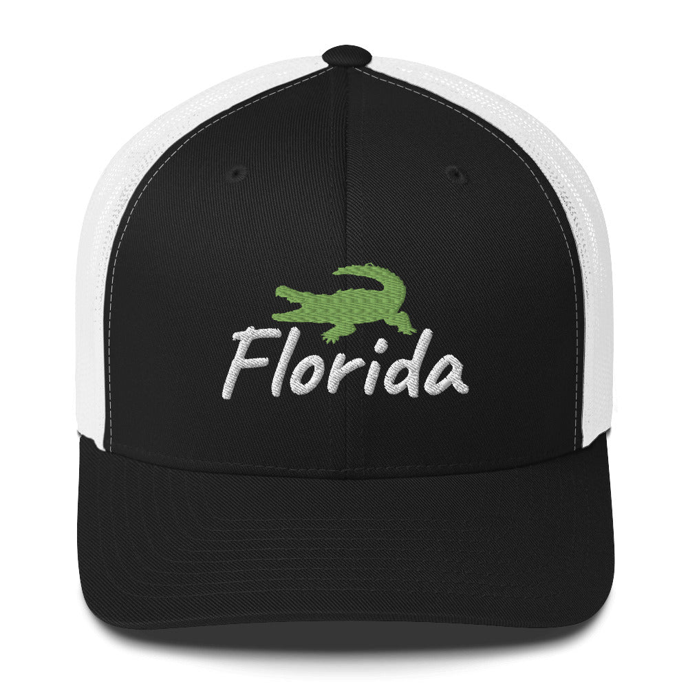 FLORIDA ALLIGATOR - Alligator Florida Retro Trucker Hat