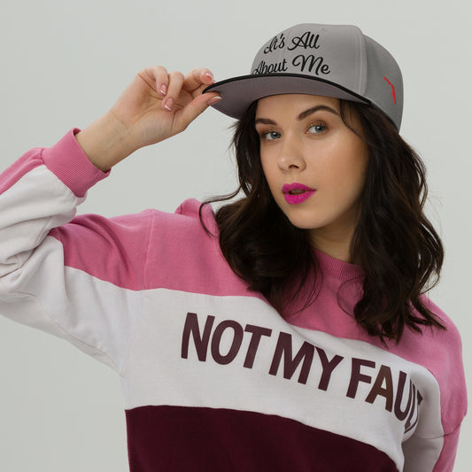 IT'S ALL ABOUT ME - FLORIDA Snapback Hat - It's All About Me Cap - Left Side Florida Map