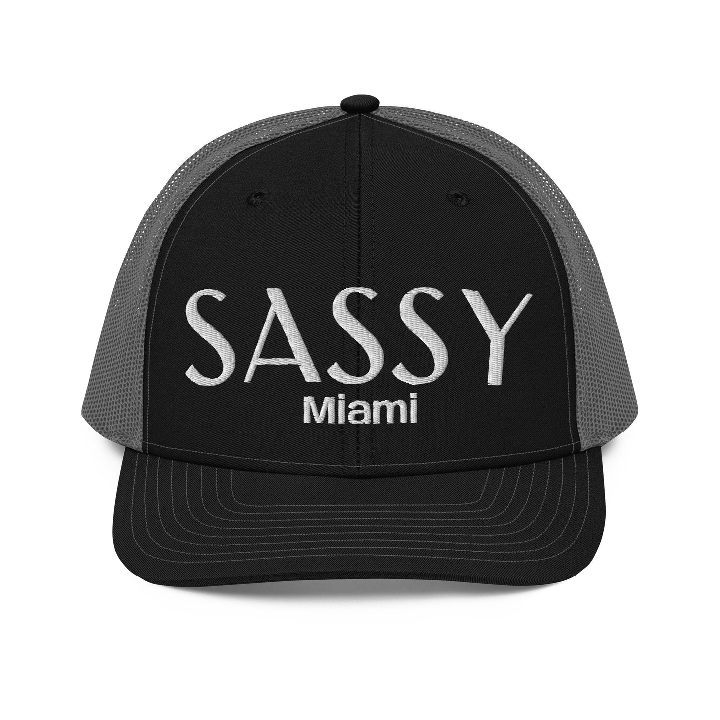 SASSY MIAMI CAP - Miami SASSY Snapback Trucker Hat