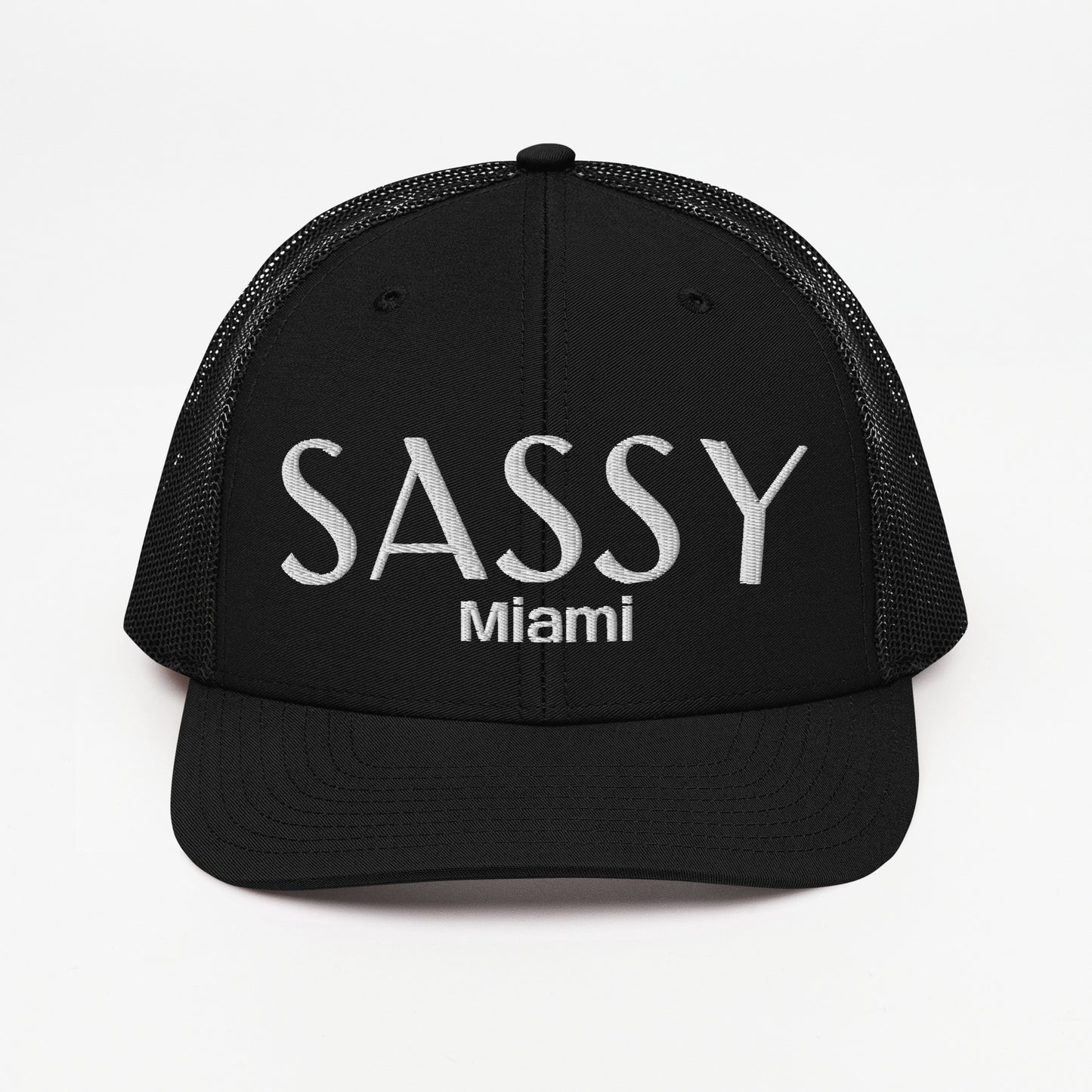 SASSY MIAMI CAP - Miami SASSY Snapback Trucker Hat