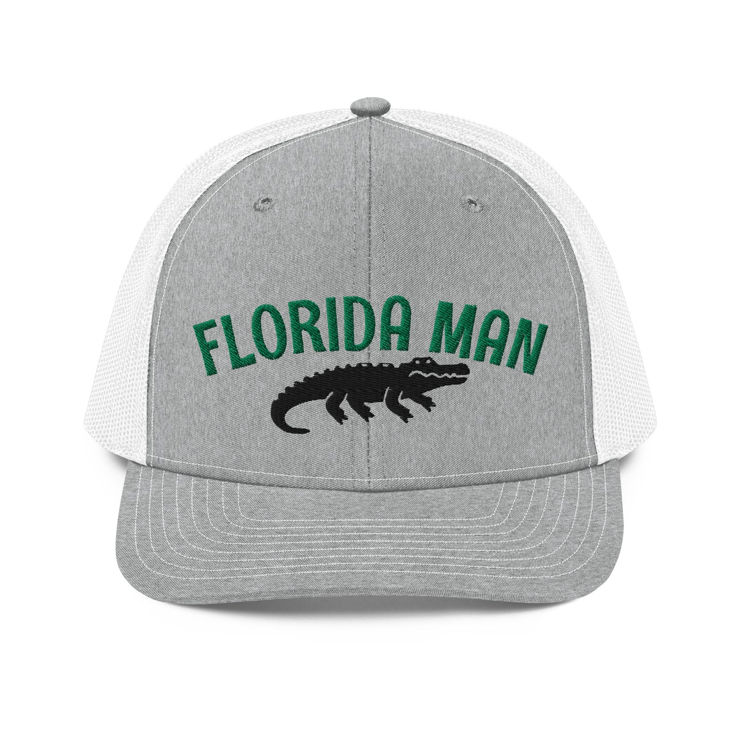 FLORIDA MAN ALLIGATOR CAP - Florida Man Alligator Snapback Trucker Hat V2