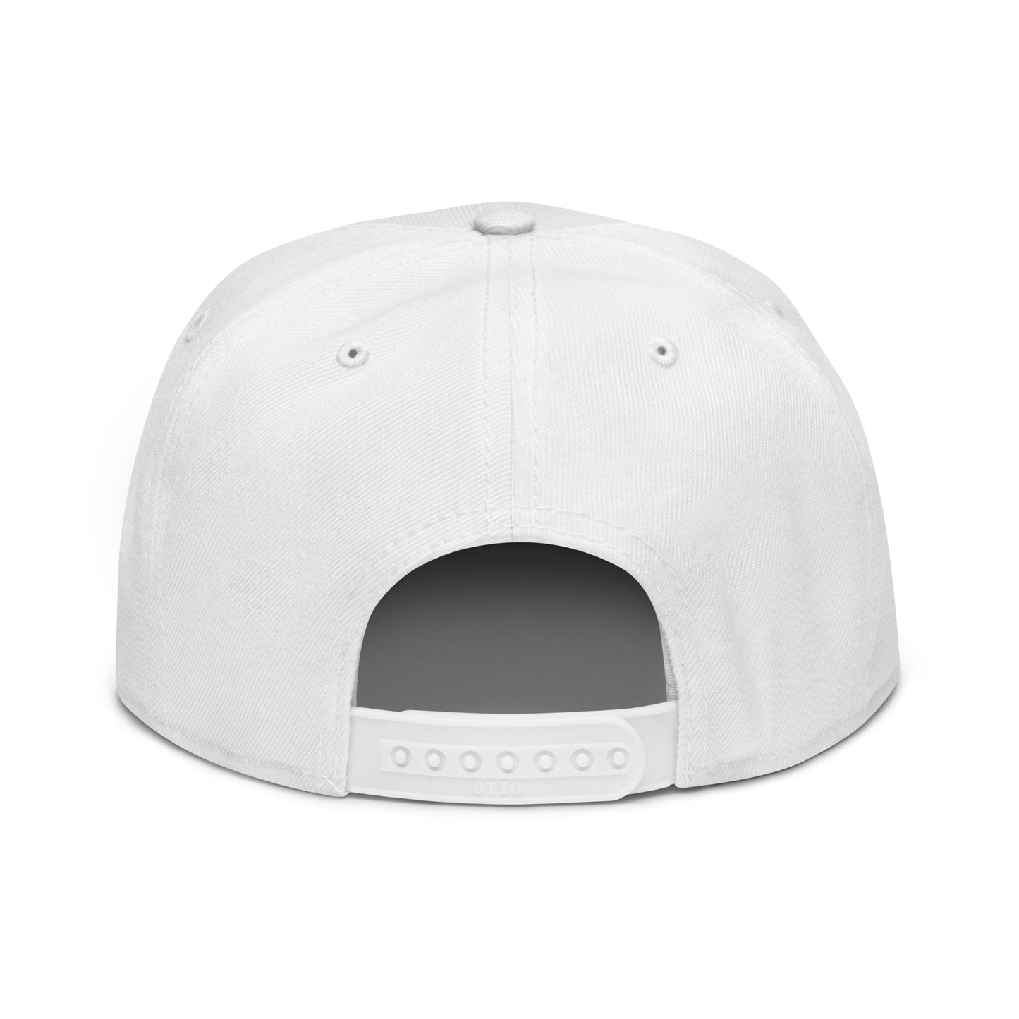 BLESSED FLORIDA WHITE Snapback Hat - Blessed Cap - Left Side FL Map