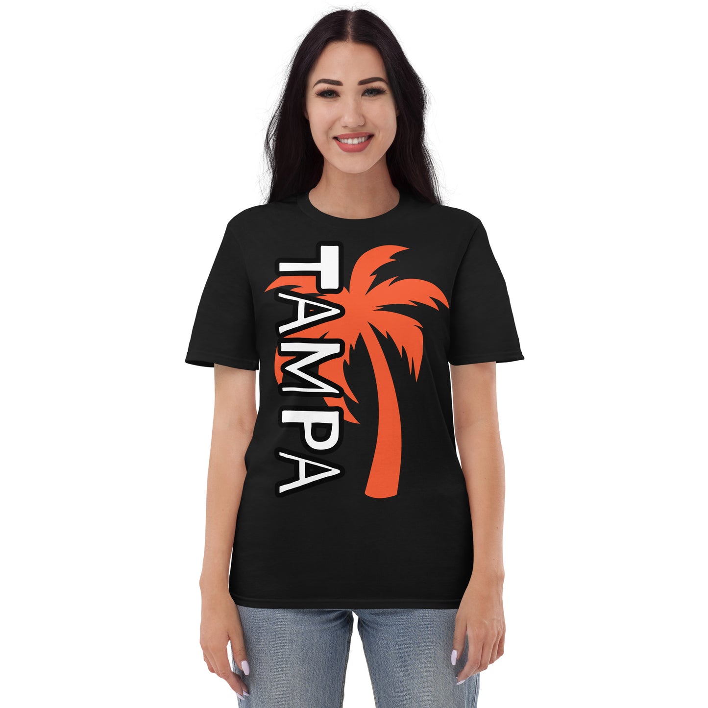 TAMPA Short-Sleeve Palm Tree T-Shirt - Tampa Florida Palm Tree T-Shirt - Tampa Shirt