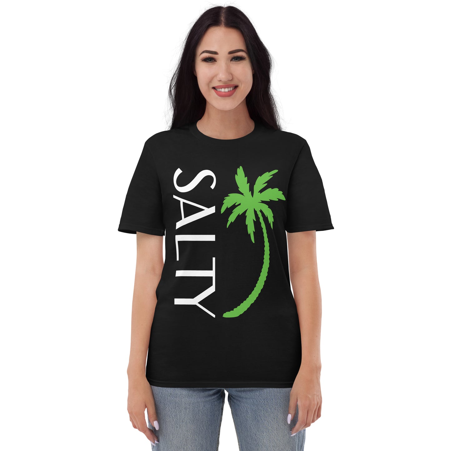 SALTY FLORIDA T-SHIRT W/ PALM TREE - Florida Salty Shirt
