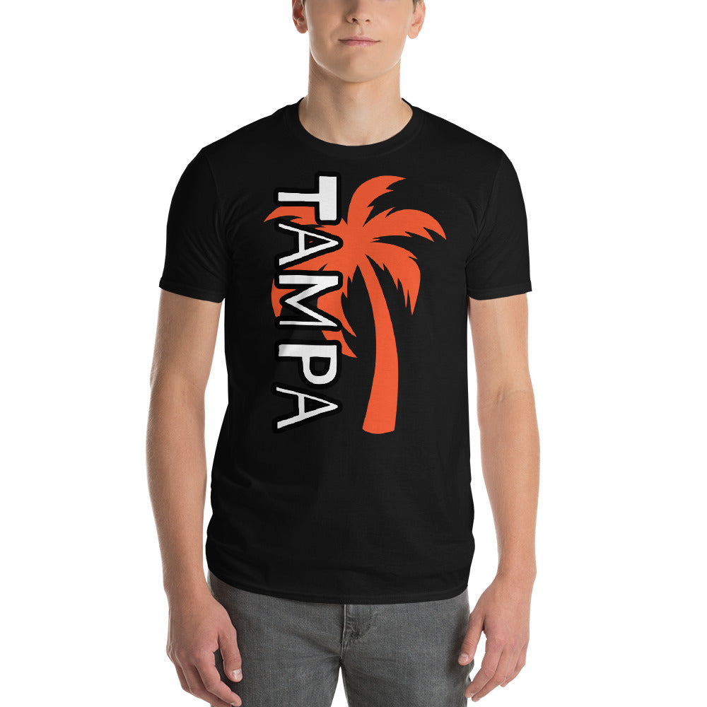 TAMPA Short-Sleeve Palm Tree T-Shirt - Tampa Florida Palm Tree T-Shirt - Tampa Shirt